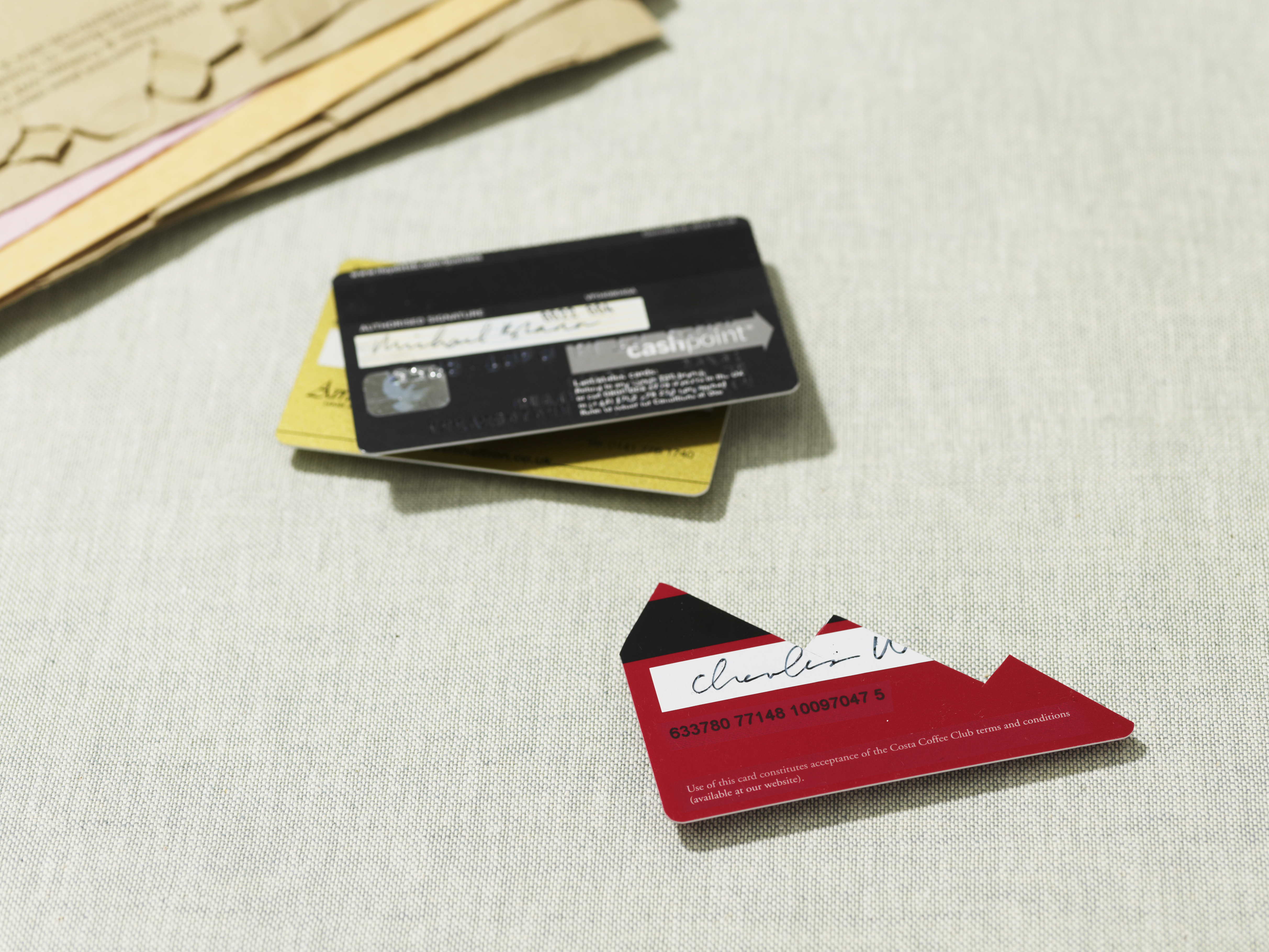 A credit card graph