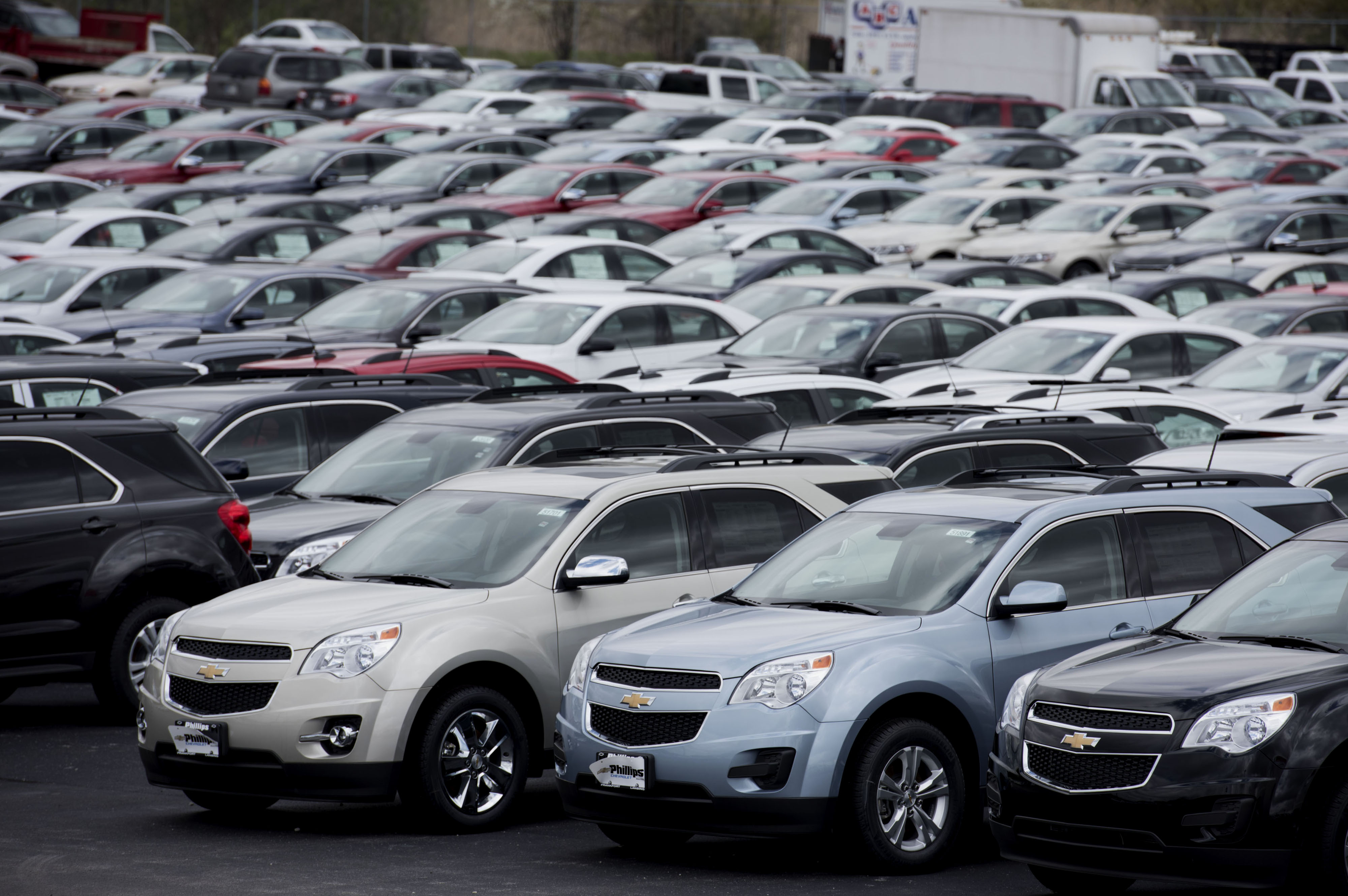 A General Motors Co. Dealership Ahead Of Motor Vehicle Sales Figures