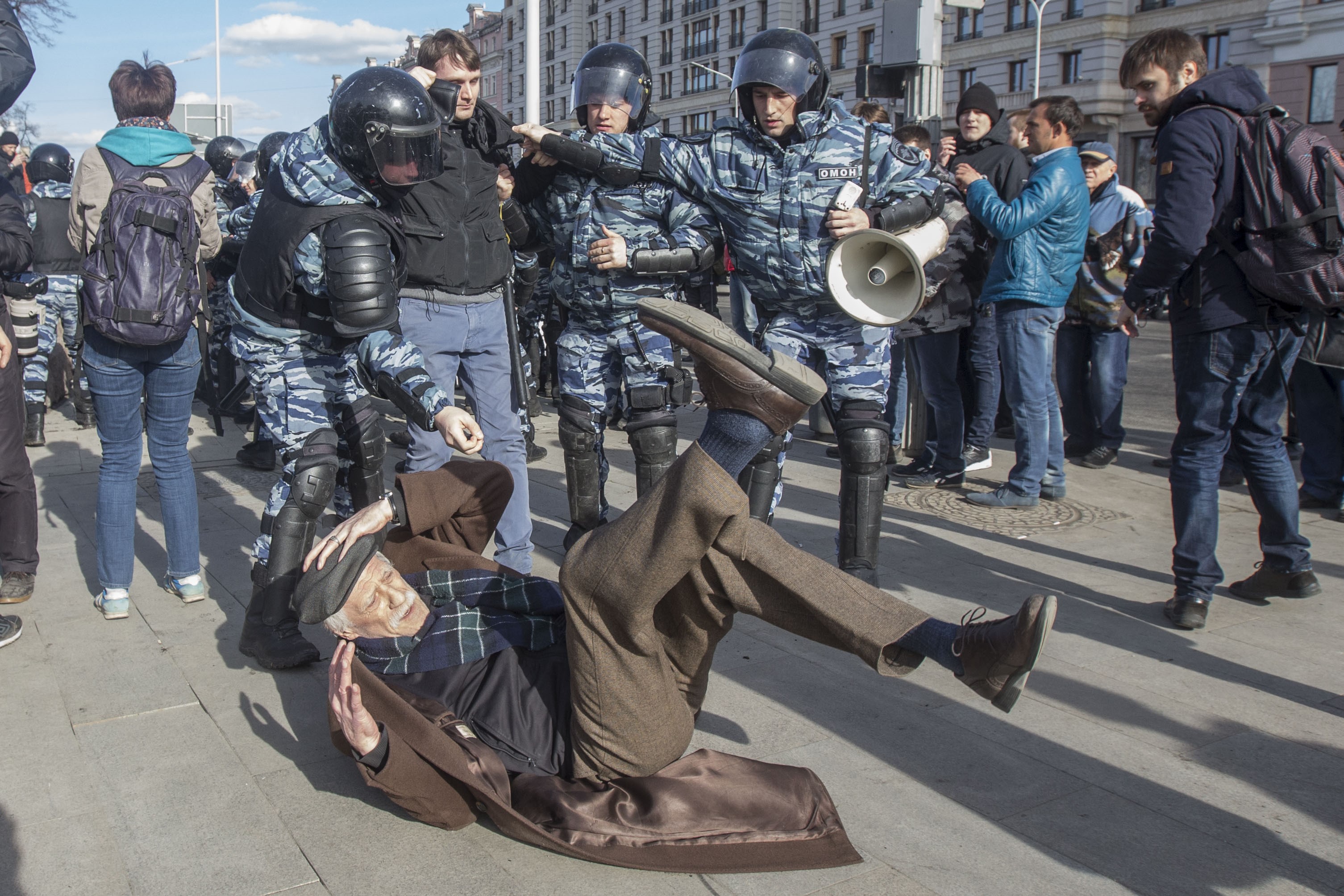 Protest against corruption in Moscow