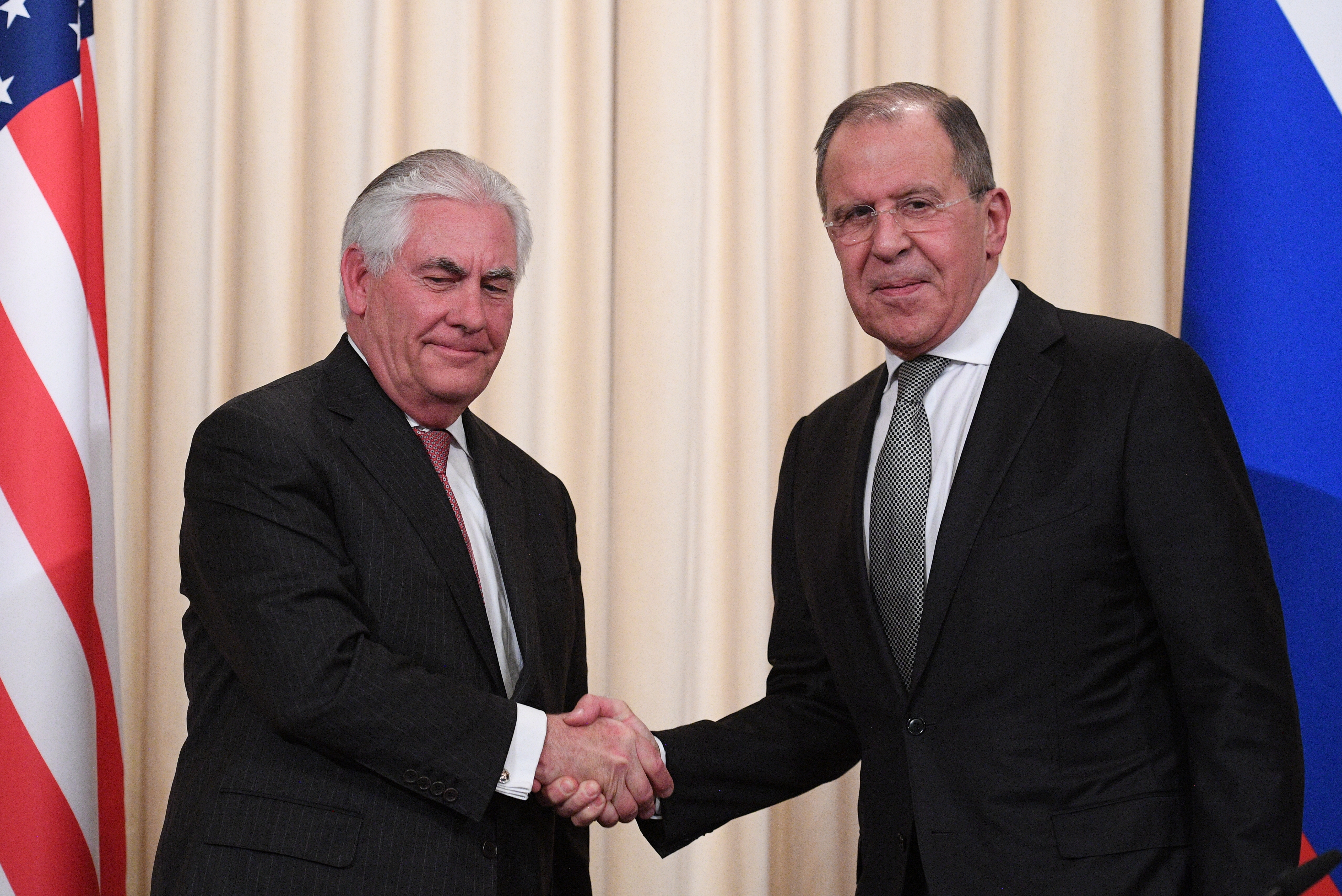 News conference by Russian Foreign Minister Sergei Lavrov and U.S. Secretary of State Rex Tillerson