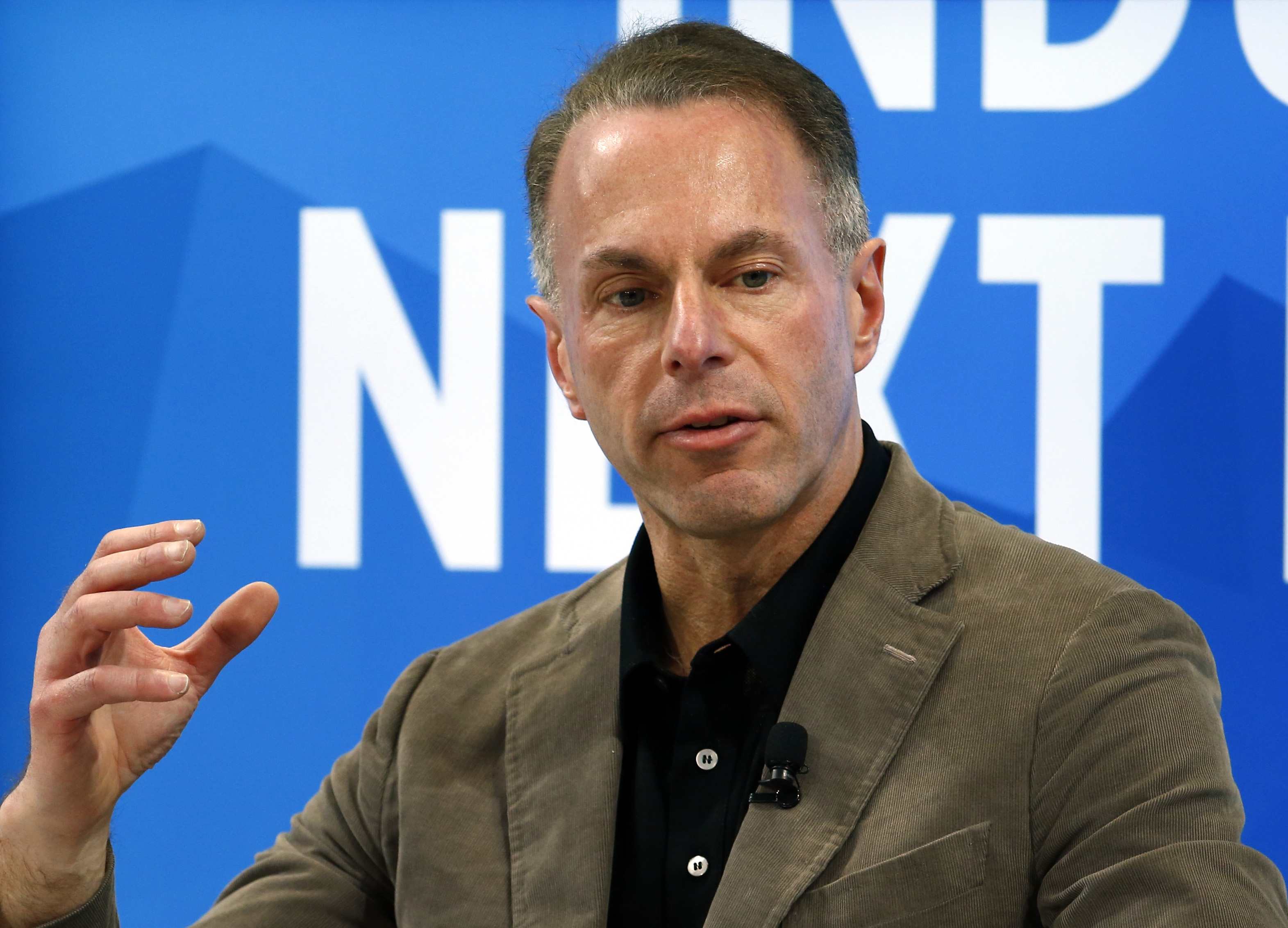 Wenig President and CEO of eBay attends the WEF annual meeting in Davos