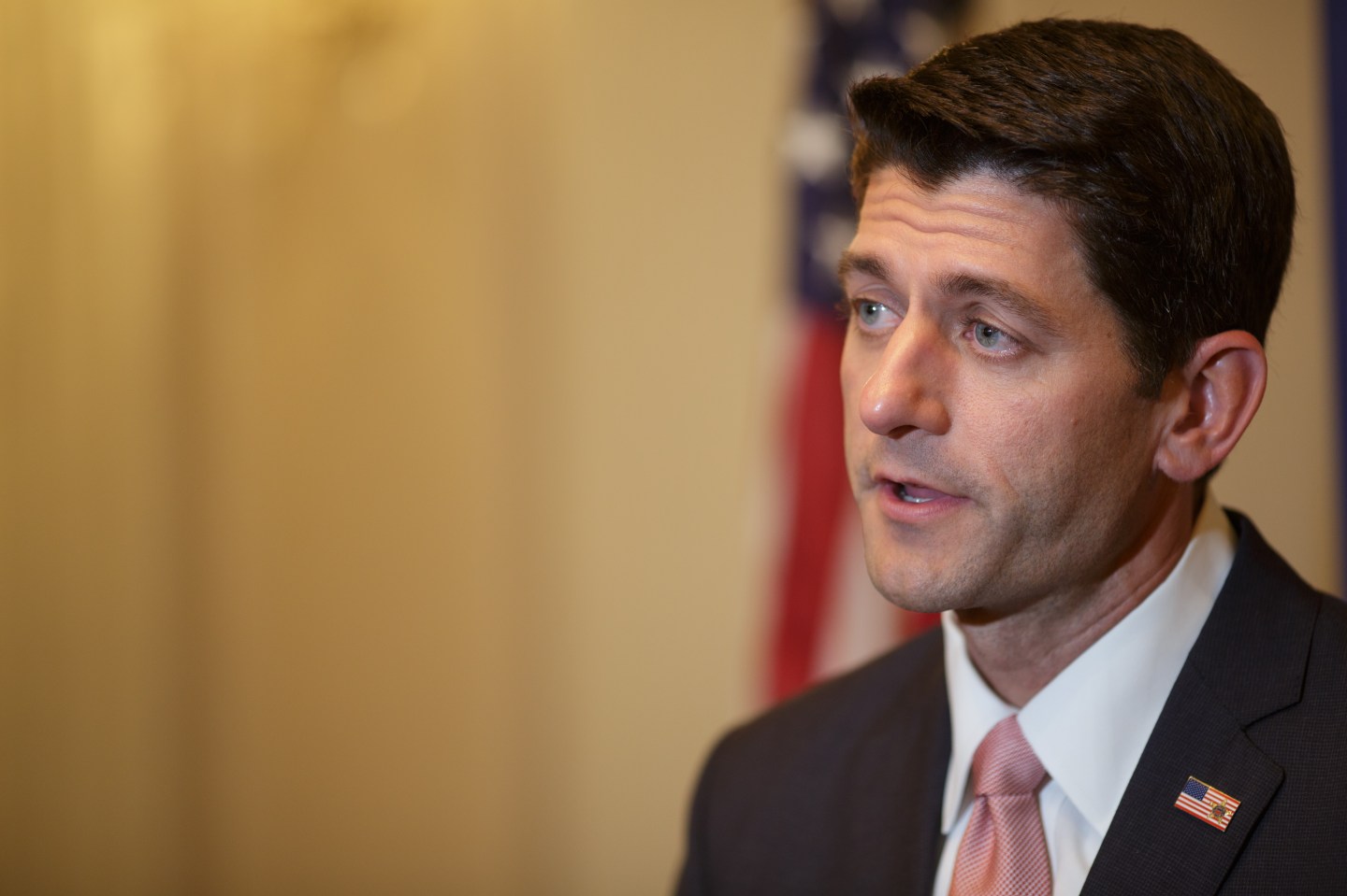 Mitt Romney Interviews Former Running Mate Paul Ryan In Chicago