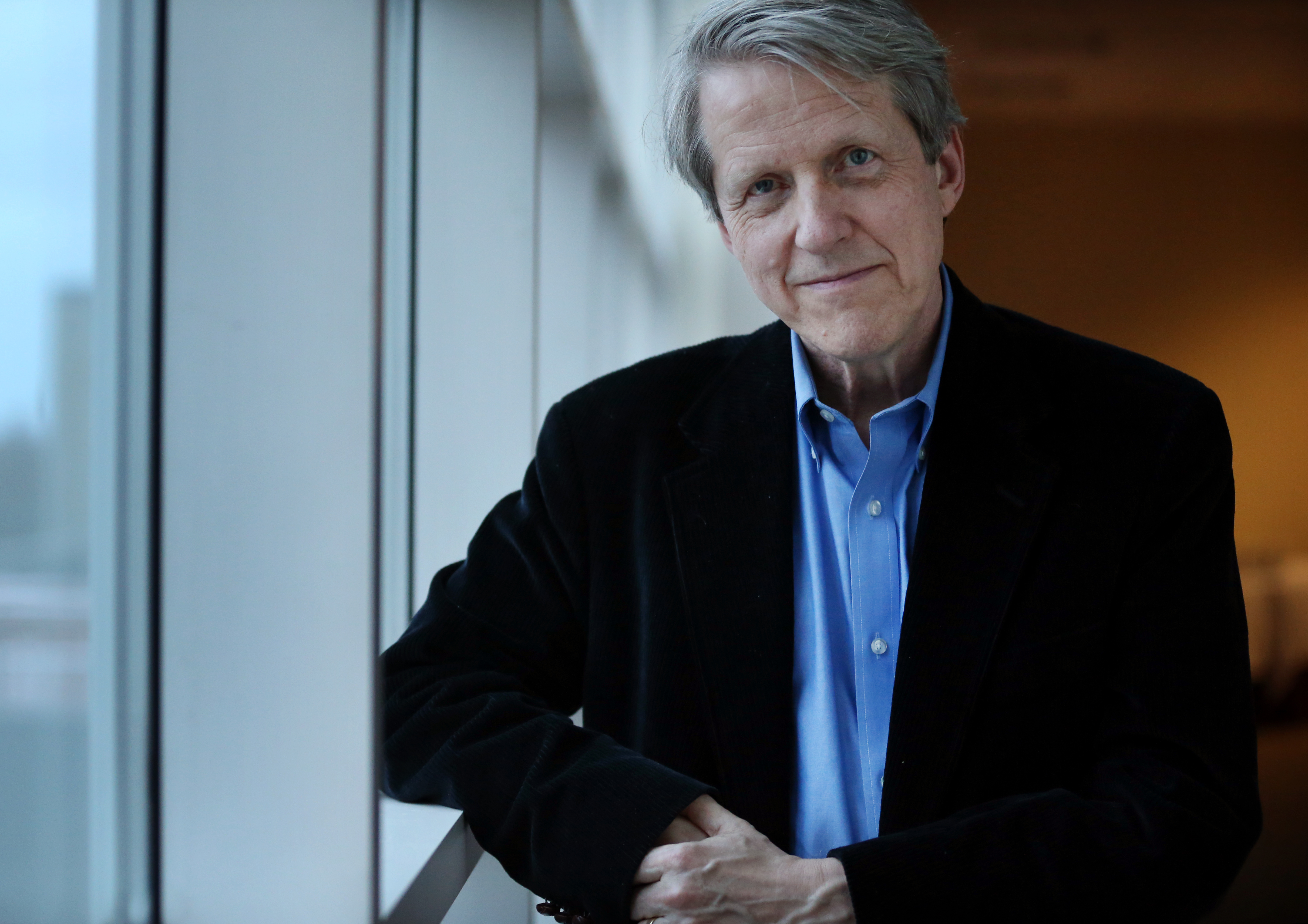 Portrait Of Nobel Laureate Robert Shiller