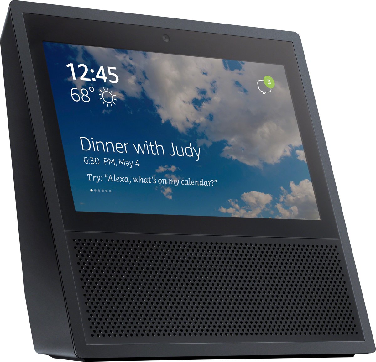 voice control device with 7" touchscreen