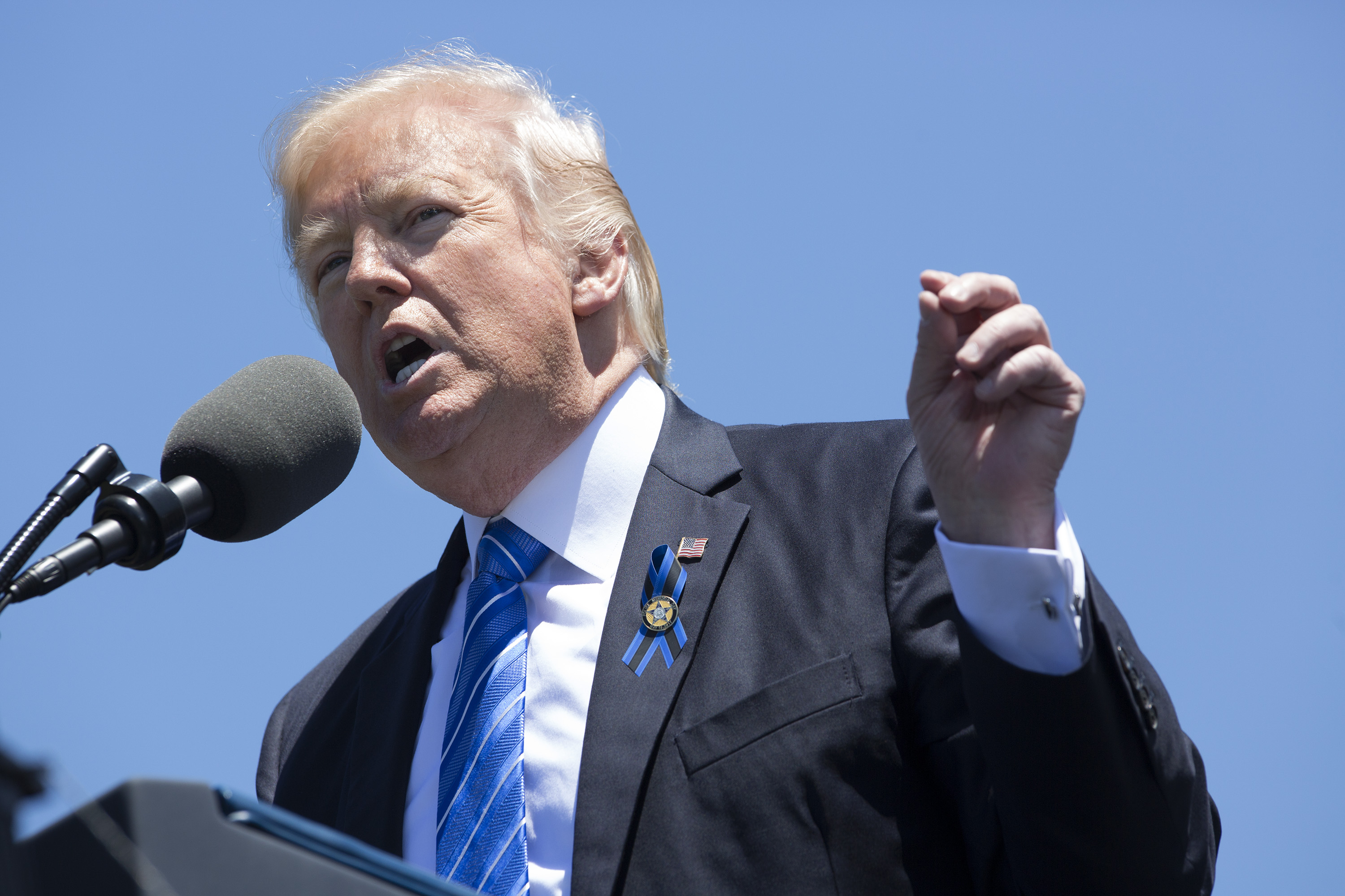 President Trump Delivers Remarks During The Annual National Peace Officers Memorial
