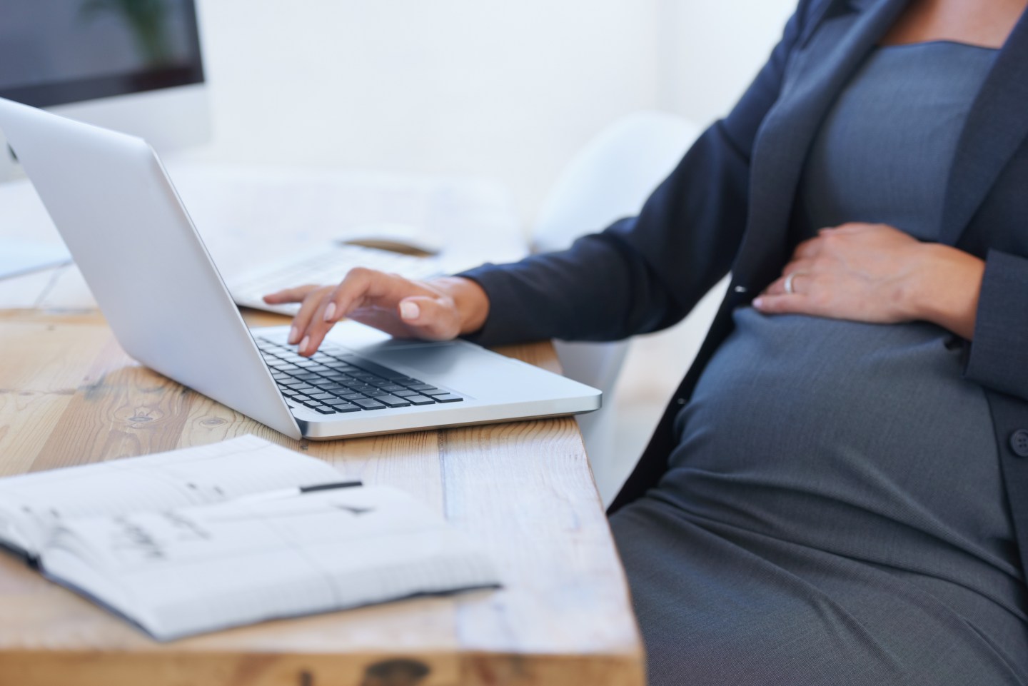 Working for the baby's future