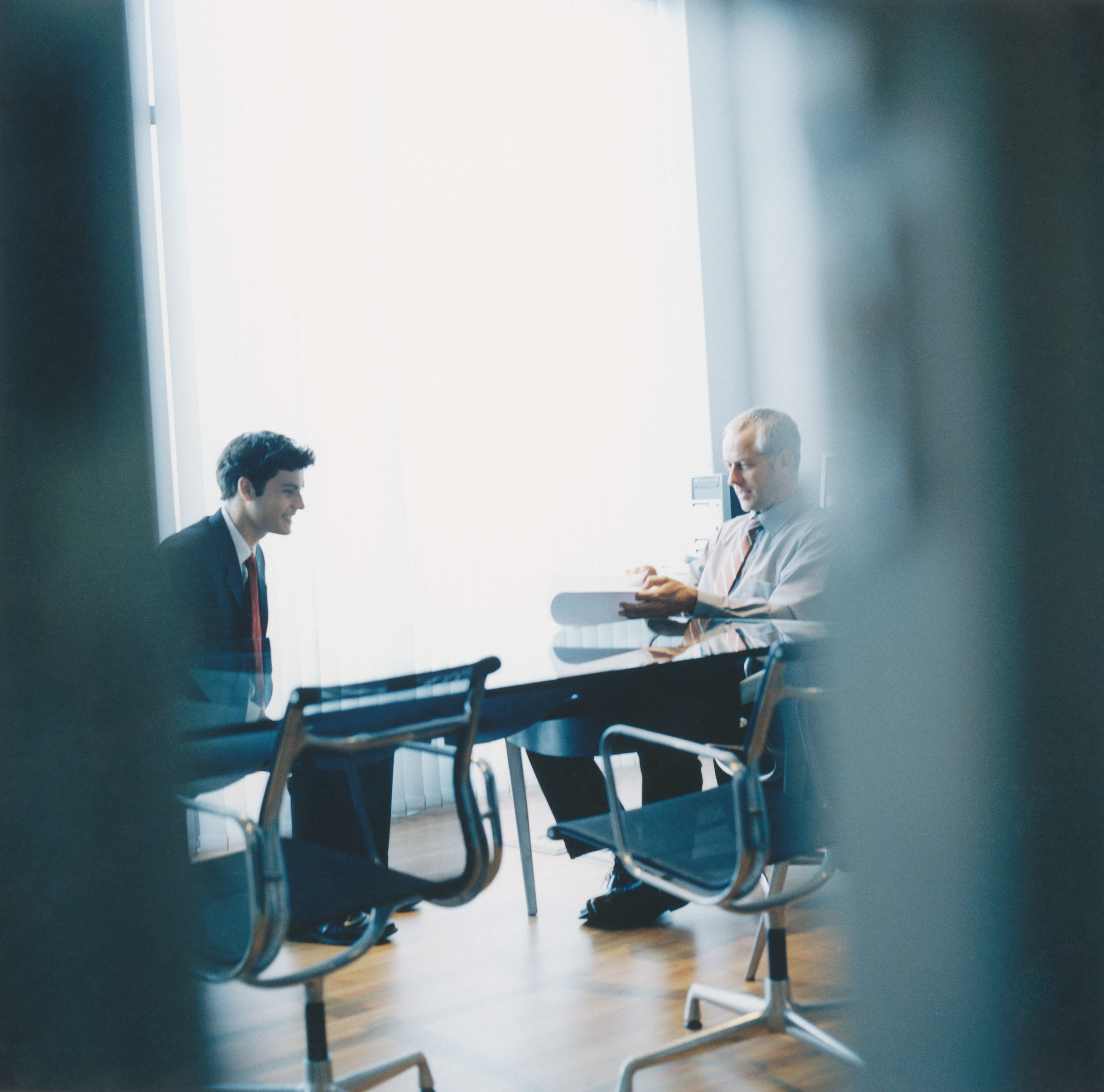 Men at Interview