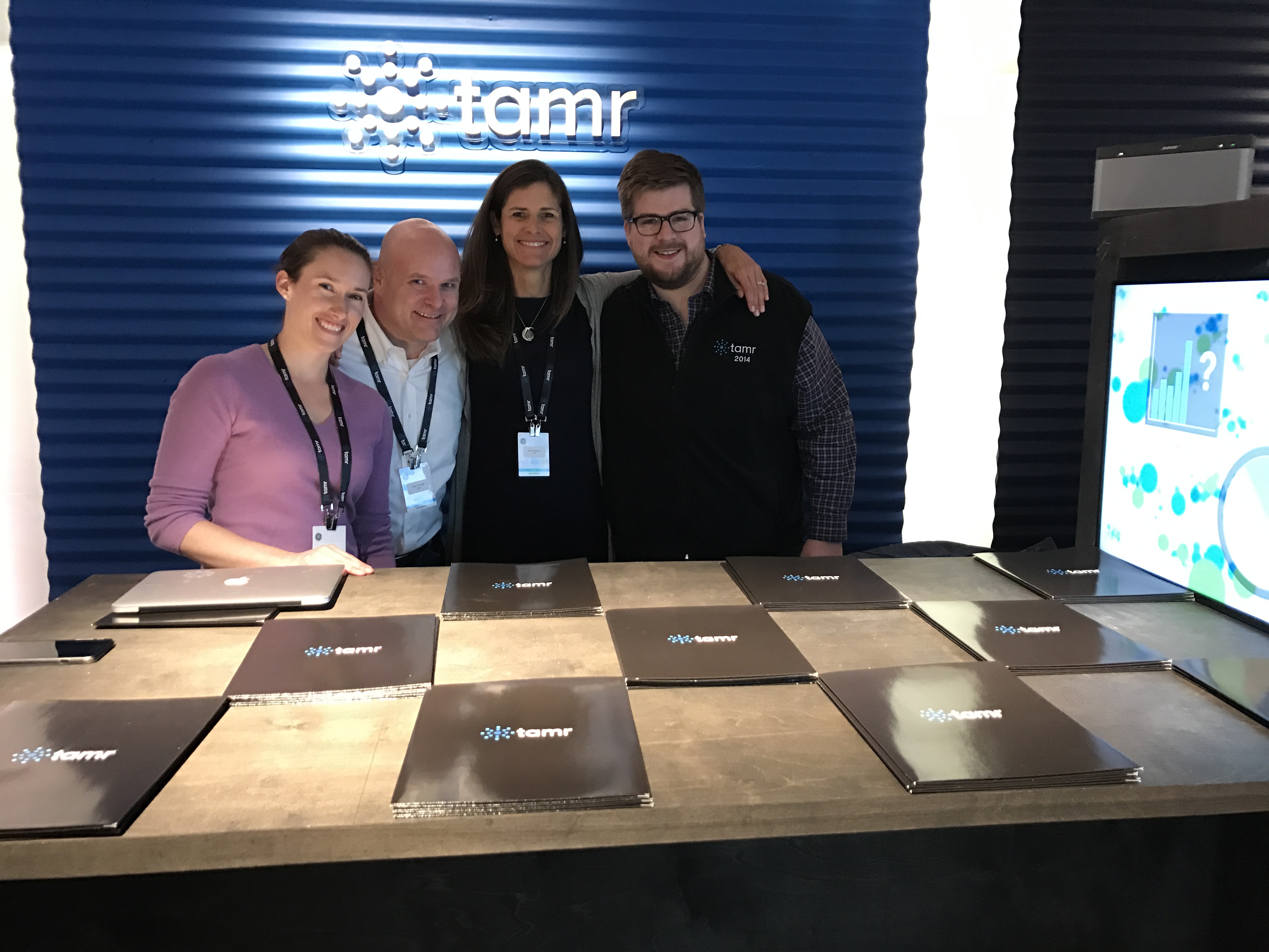 Clare Bernard, product lead (at left); Andy Palmer, CEO;  Krista Glotzbach west coas