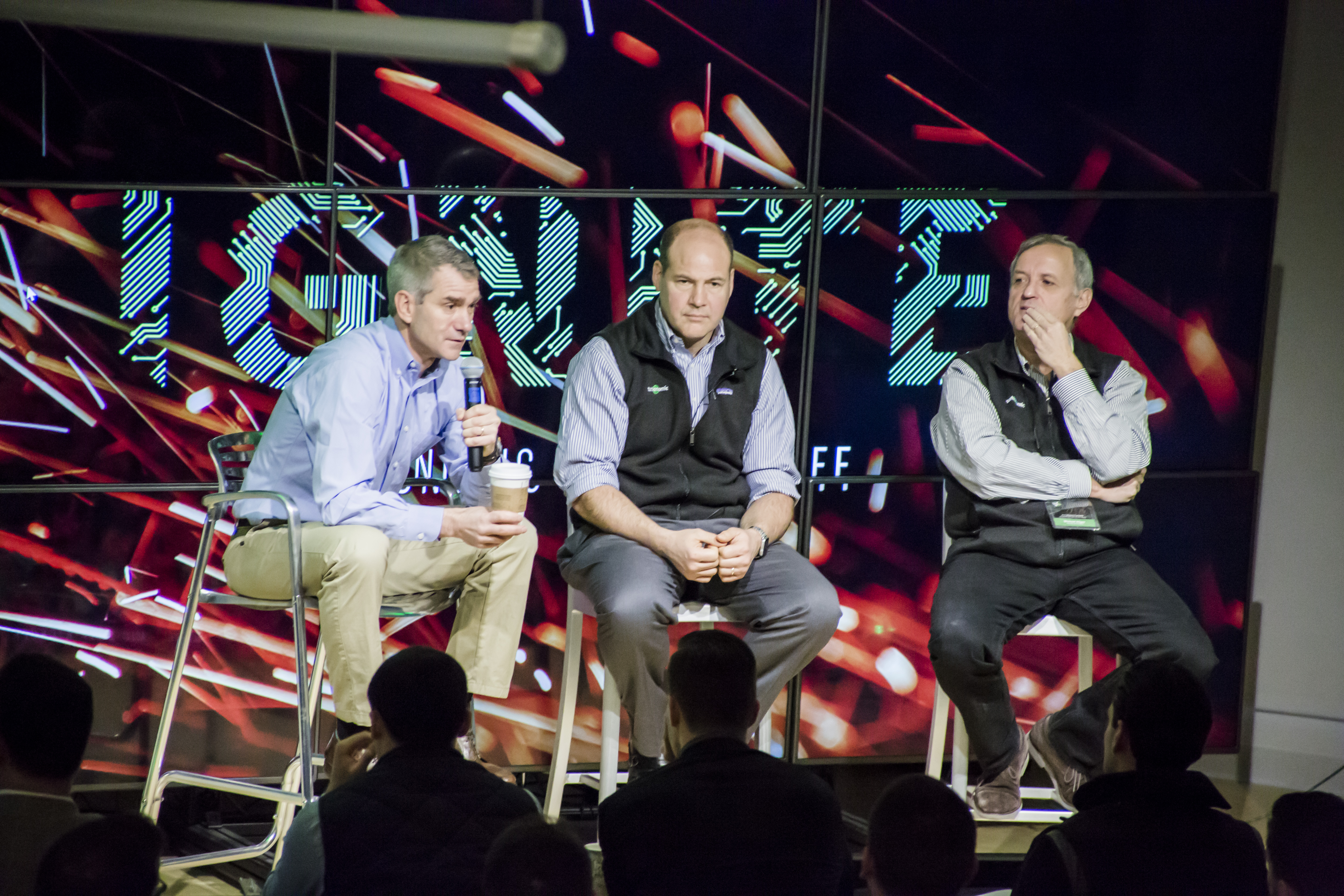 Turbonomics execs (from left) chairman Bill Veghte;  CEO Ben Nye; and president Shmuel Kliger.