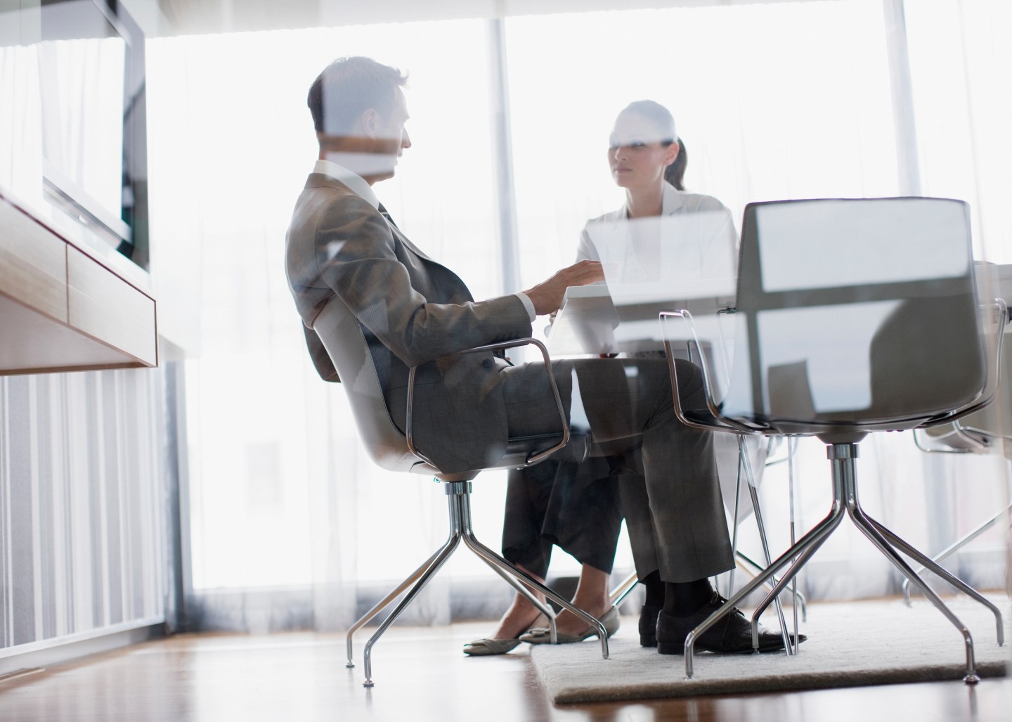 Business people working together in conference room