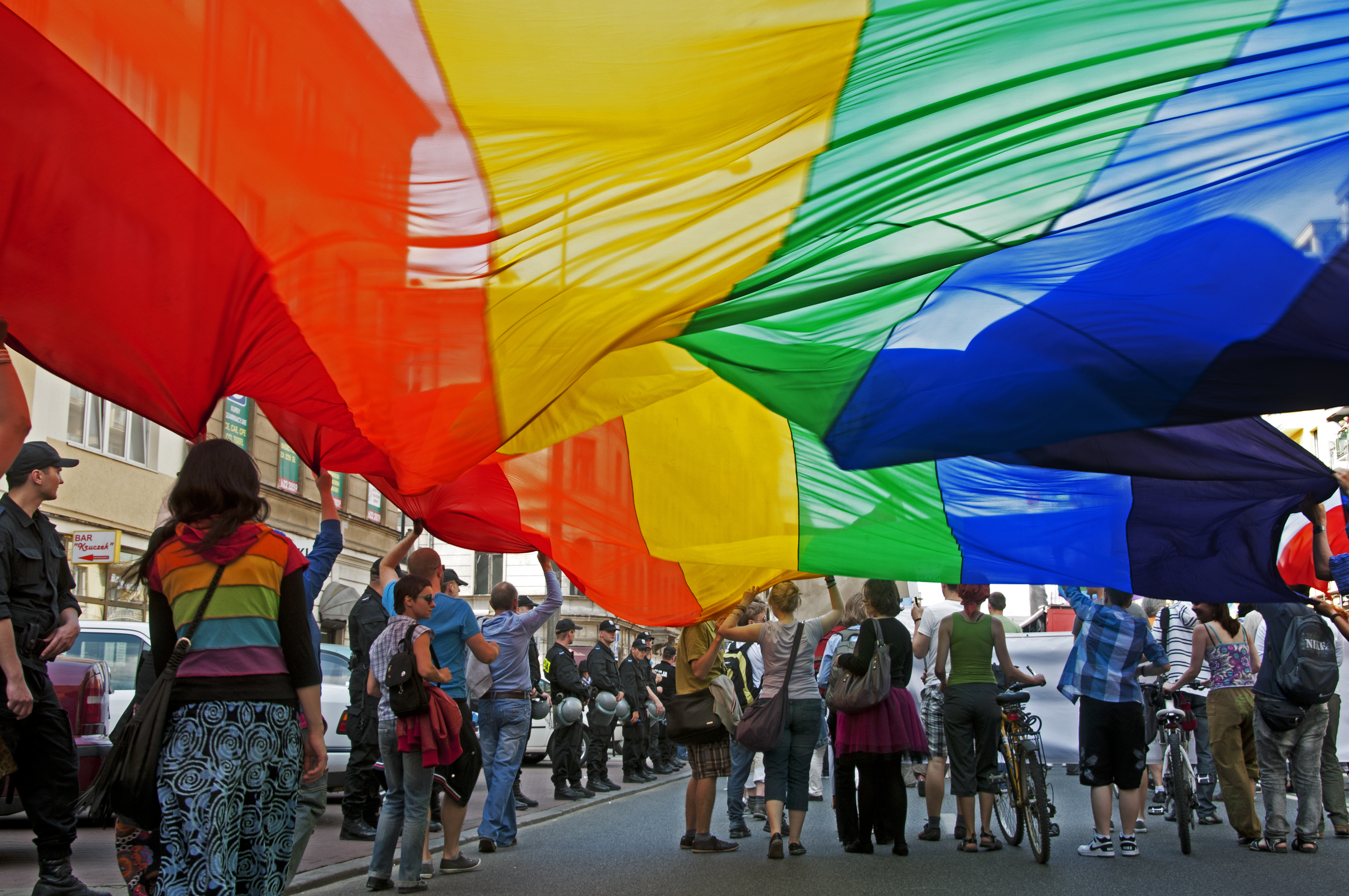 Gay Pride Parade, Warsaw.