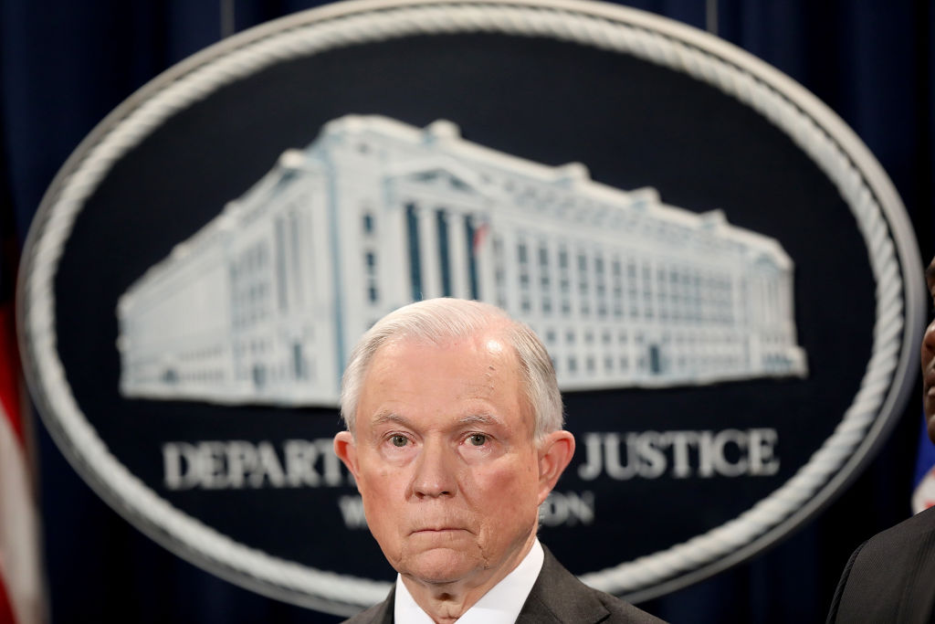 Attorney General Jeff Sessions Receives Award From The Sergeants Benevolent Association of New York City