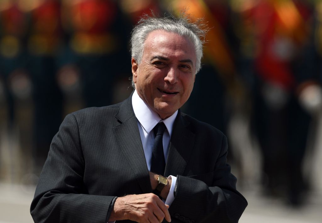 RUSSIA-BRAZIL-DIPLOMACY-TEMER-ARRIVAL