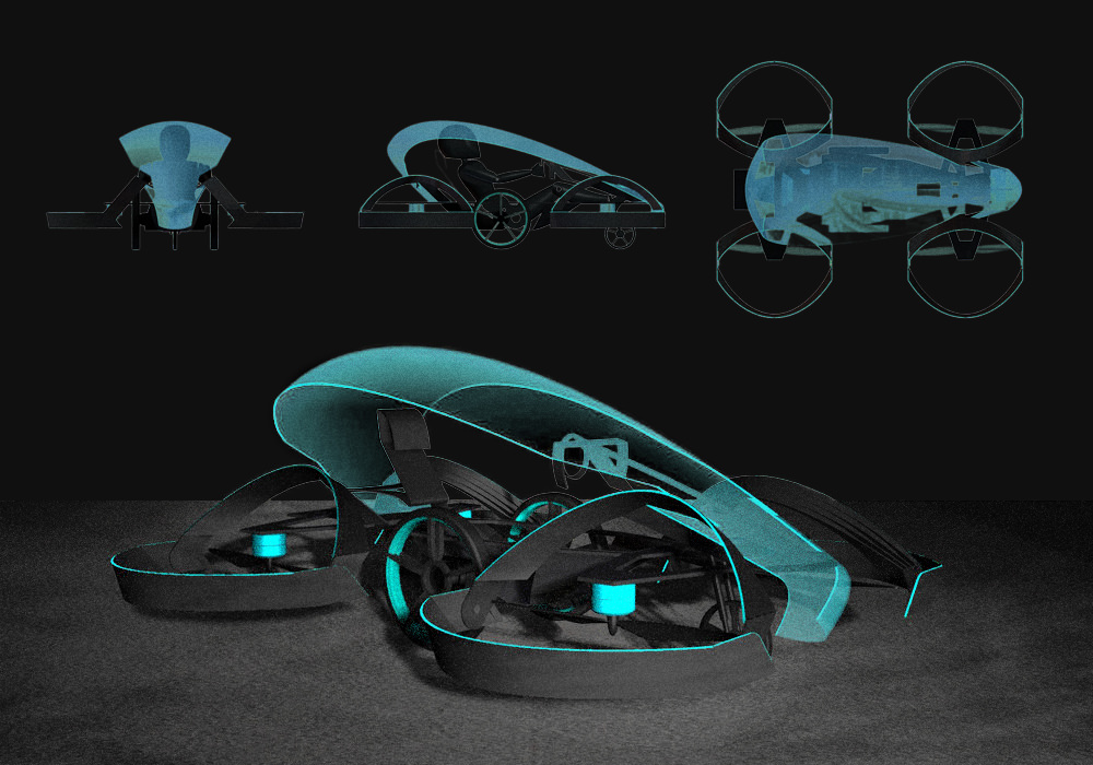 The firm's mock up for the Sky Drive project.