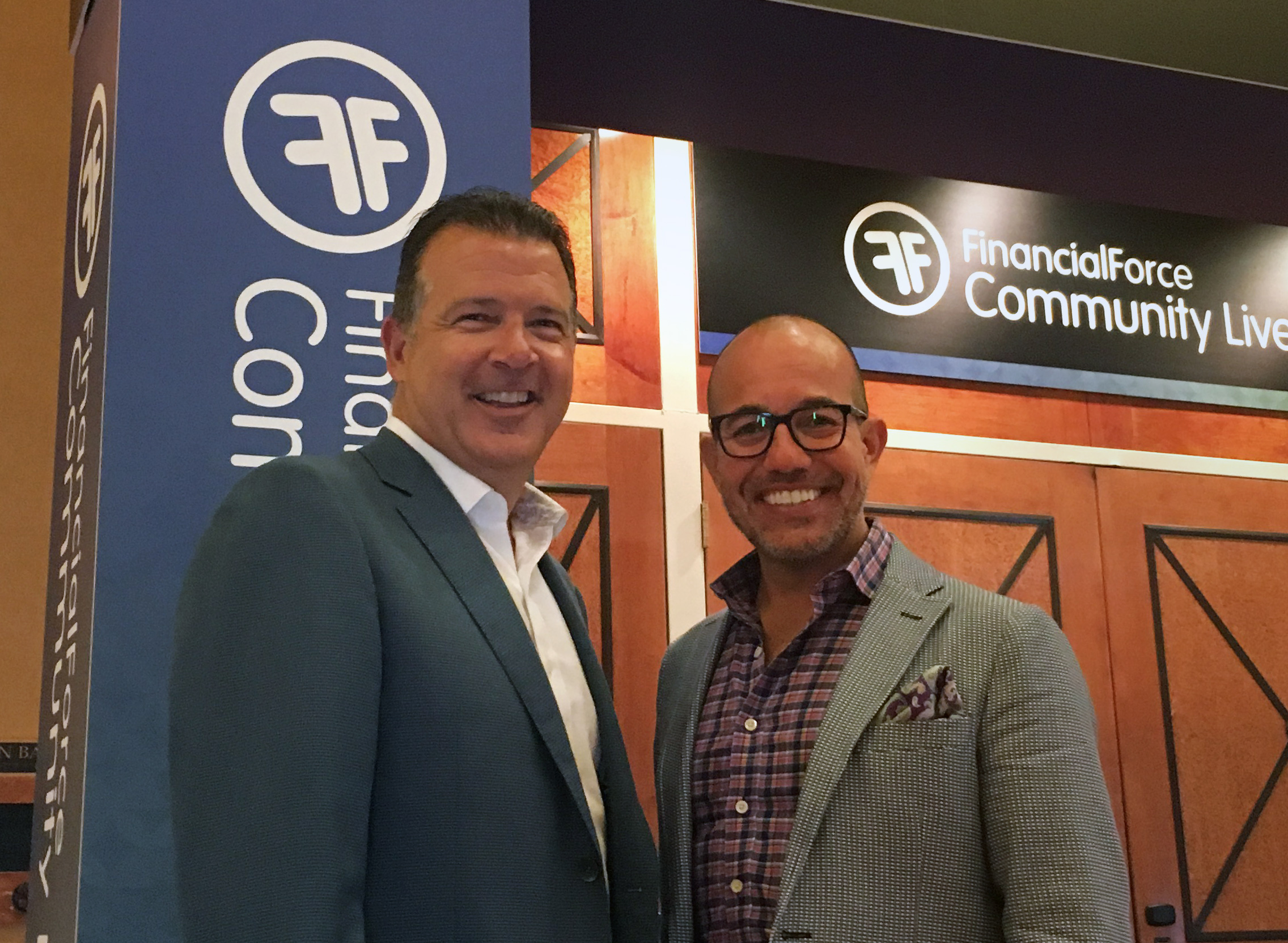 FinancialForce CEO Tod Nielsen (left) and CMO Fred Studer.