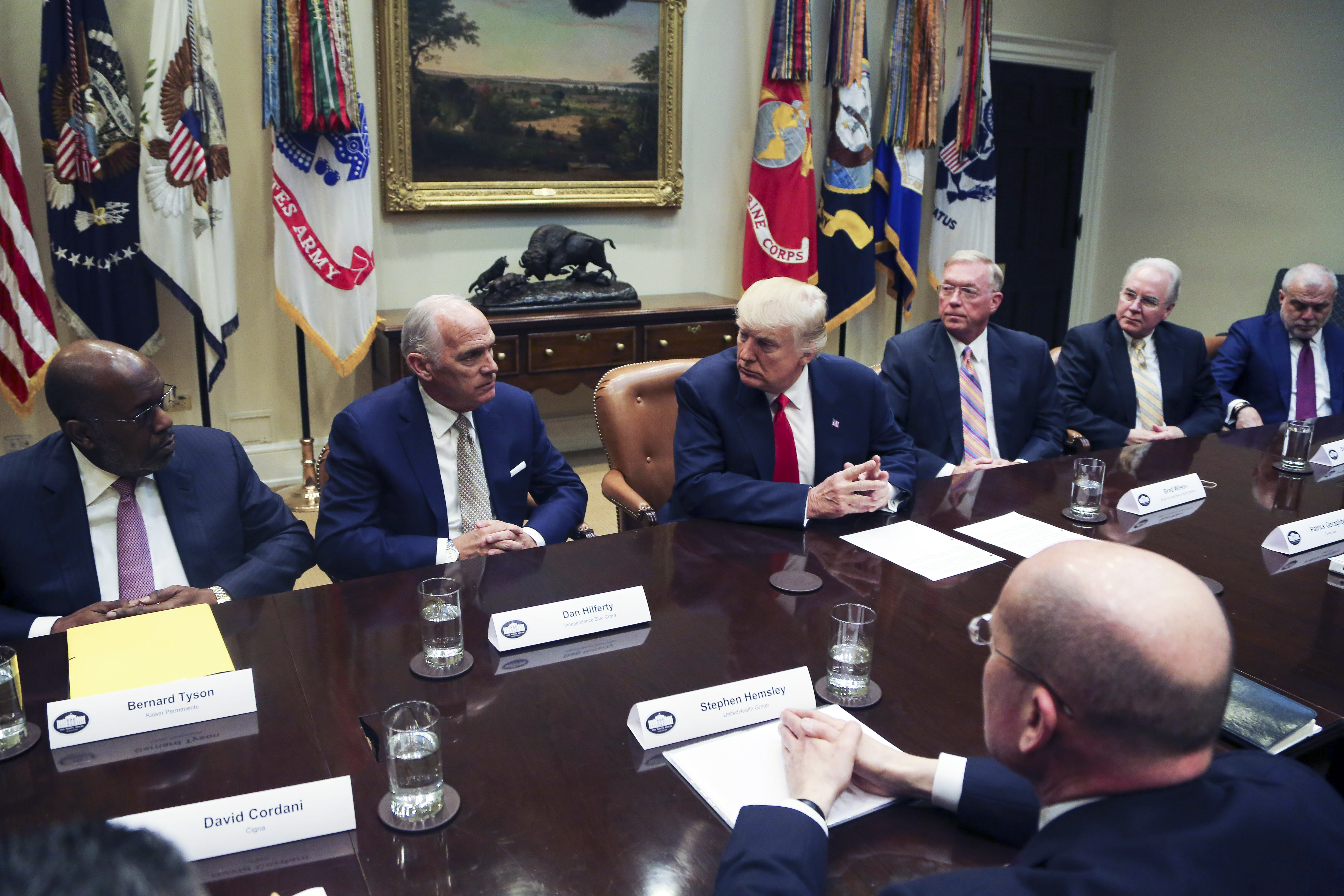 Trump Meets With Health Insurance CEO's