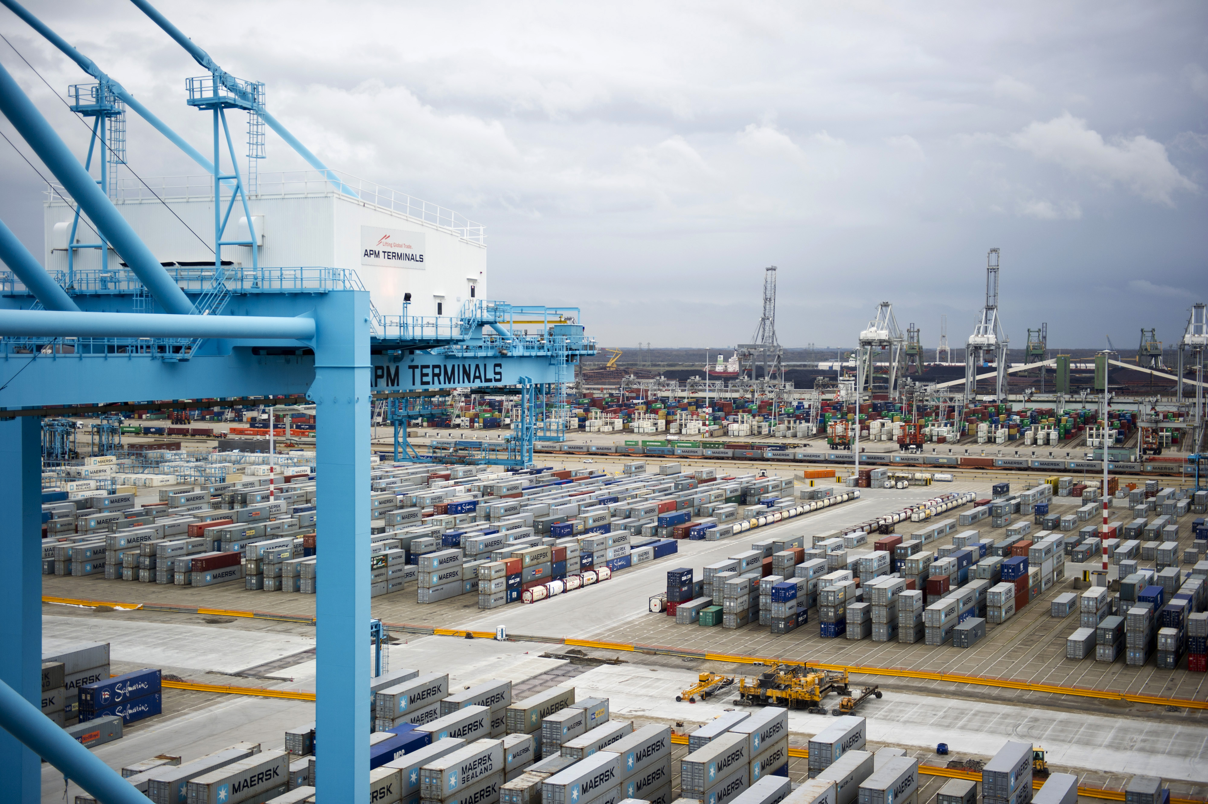 Voyage Aboard The World's Largest Container Ship Maersk Mc-Kinney Moeller From Rotterdam To Bremerhaven