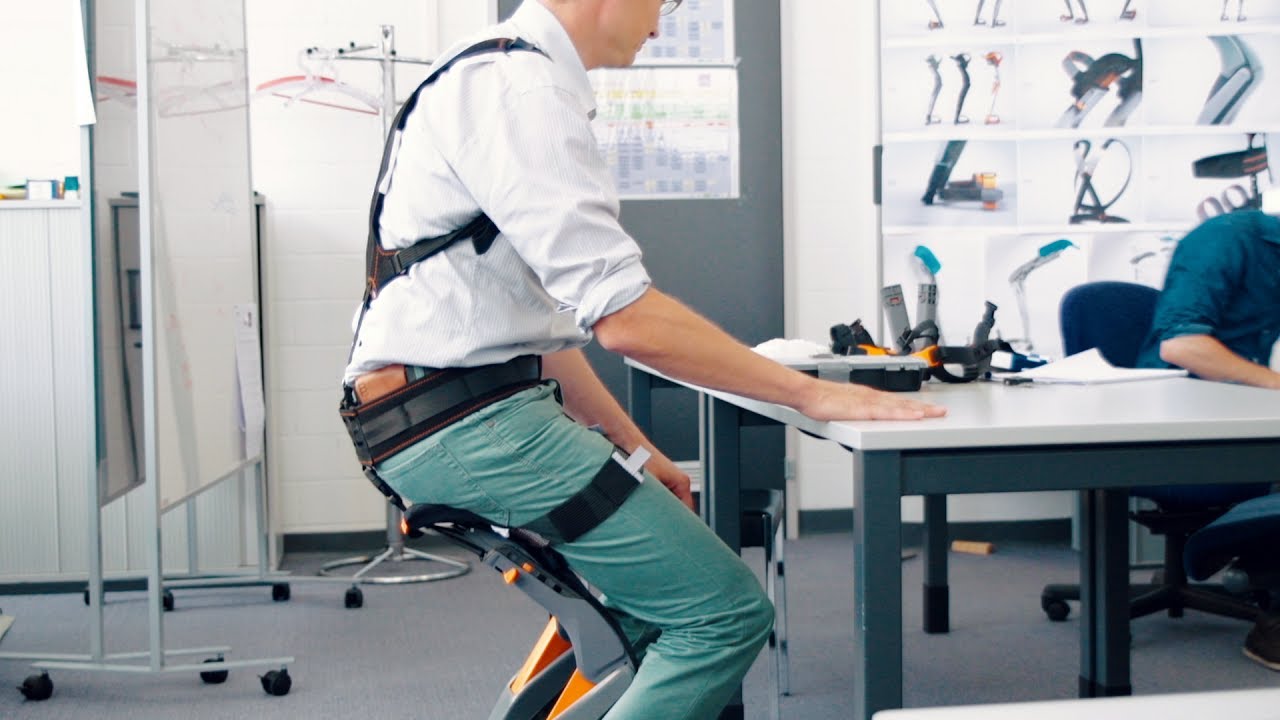 low-tech sitting exoskeleton