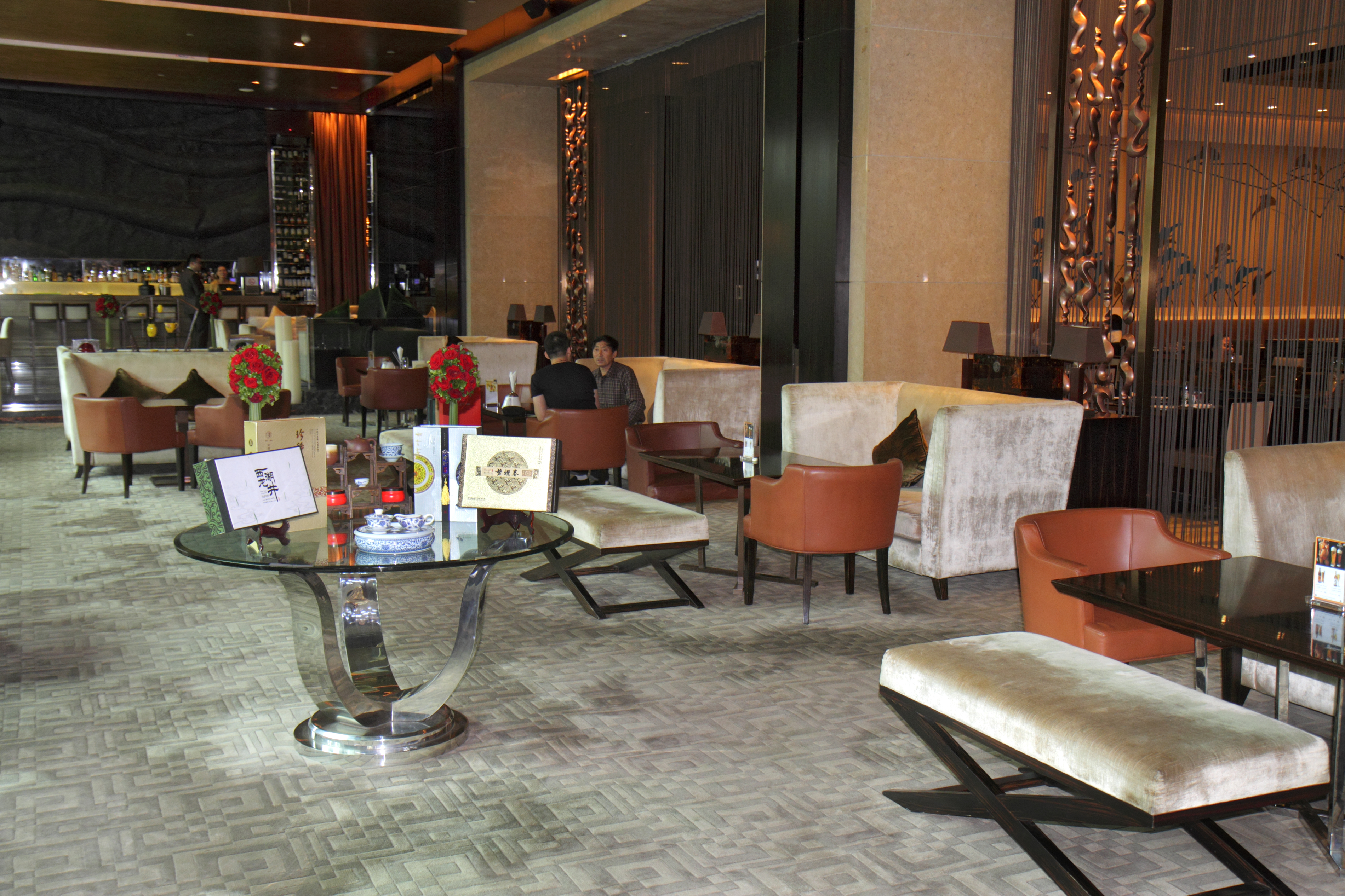 Beijing Hilton Doubletree hotel lobby