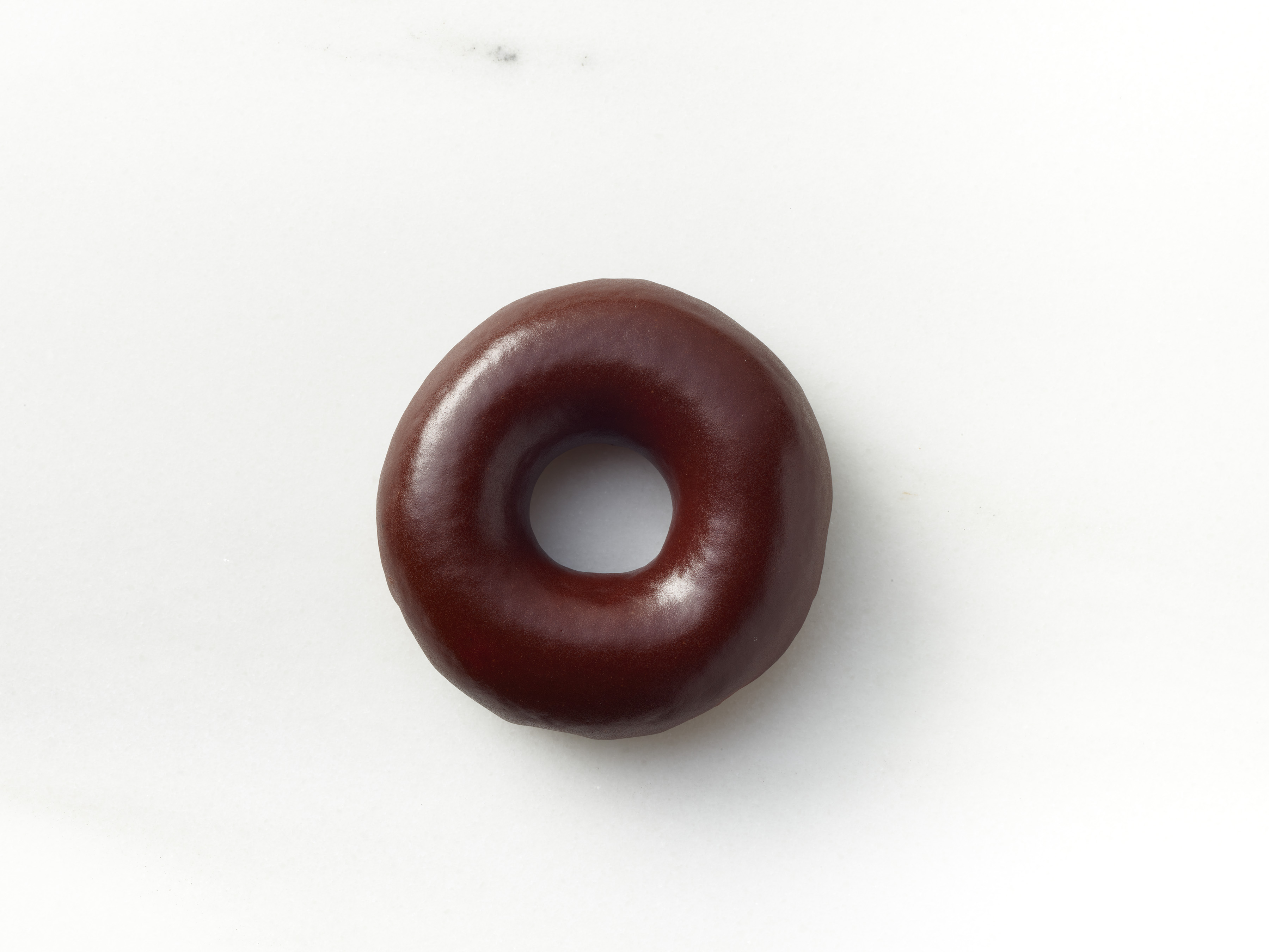 The new chocolate glazed doughnut. 
