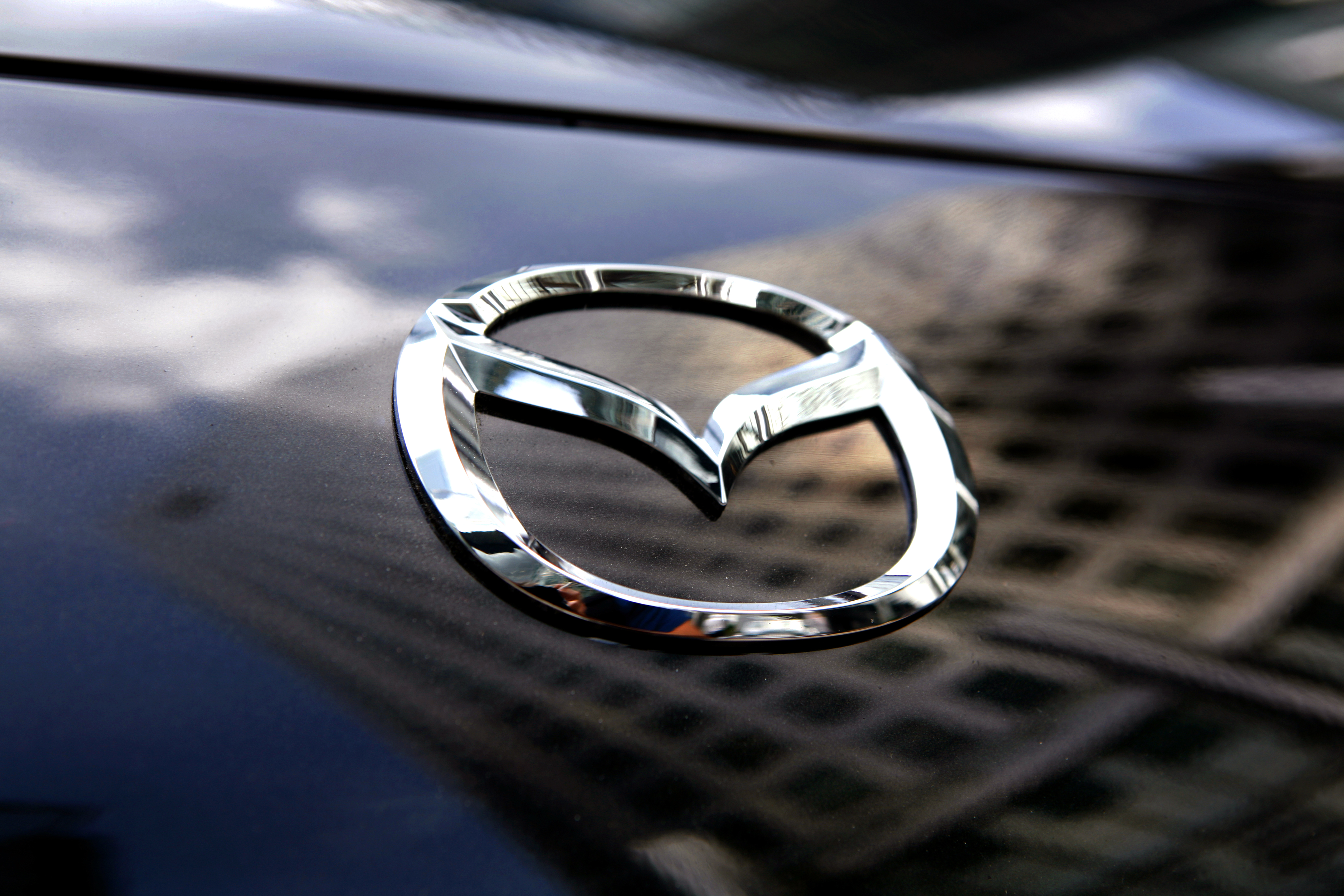 Picture shows a highly polished Mazda on the Motorexpo exhibition in Canary Warf, London.