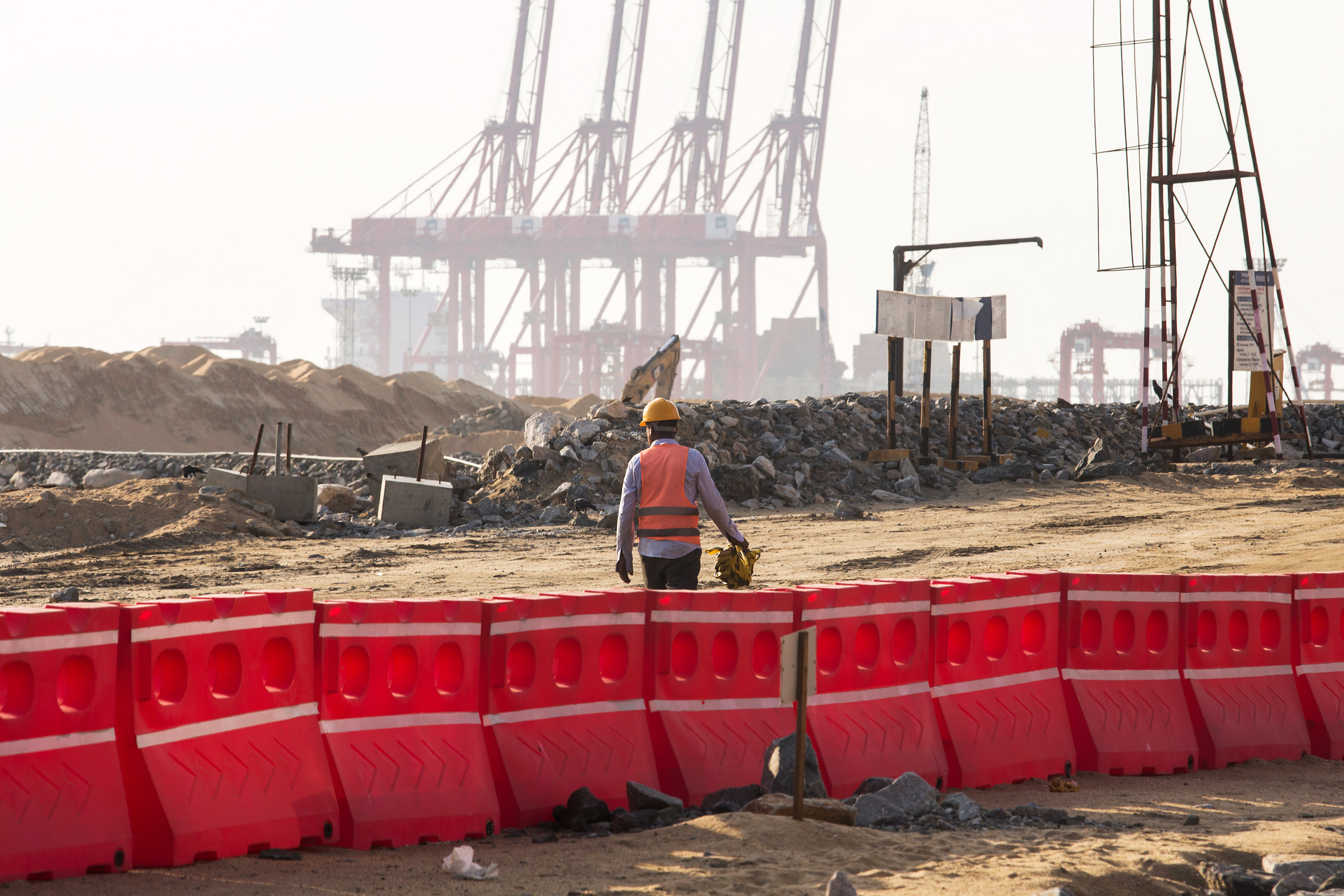Construction At Port City And The Luxury BeachFront Shangri-La