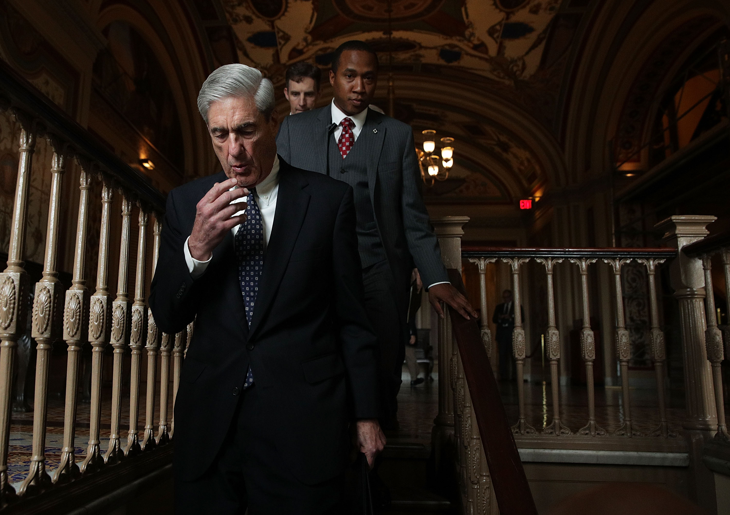 Special Prosecutor Robert Mueller Briefs Senate Intel Committee On Capitol Hill