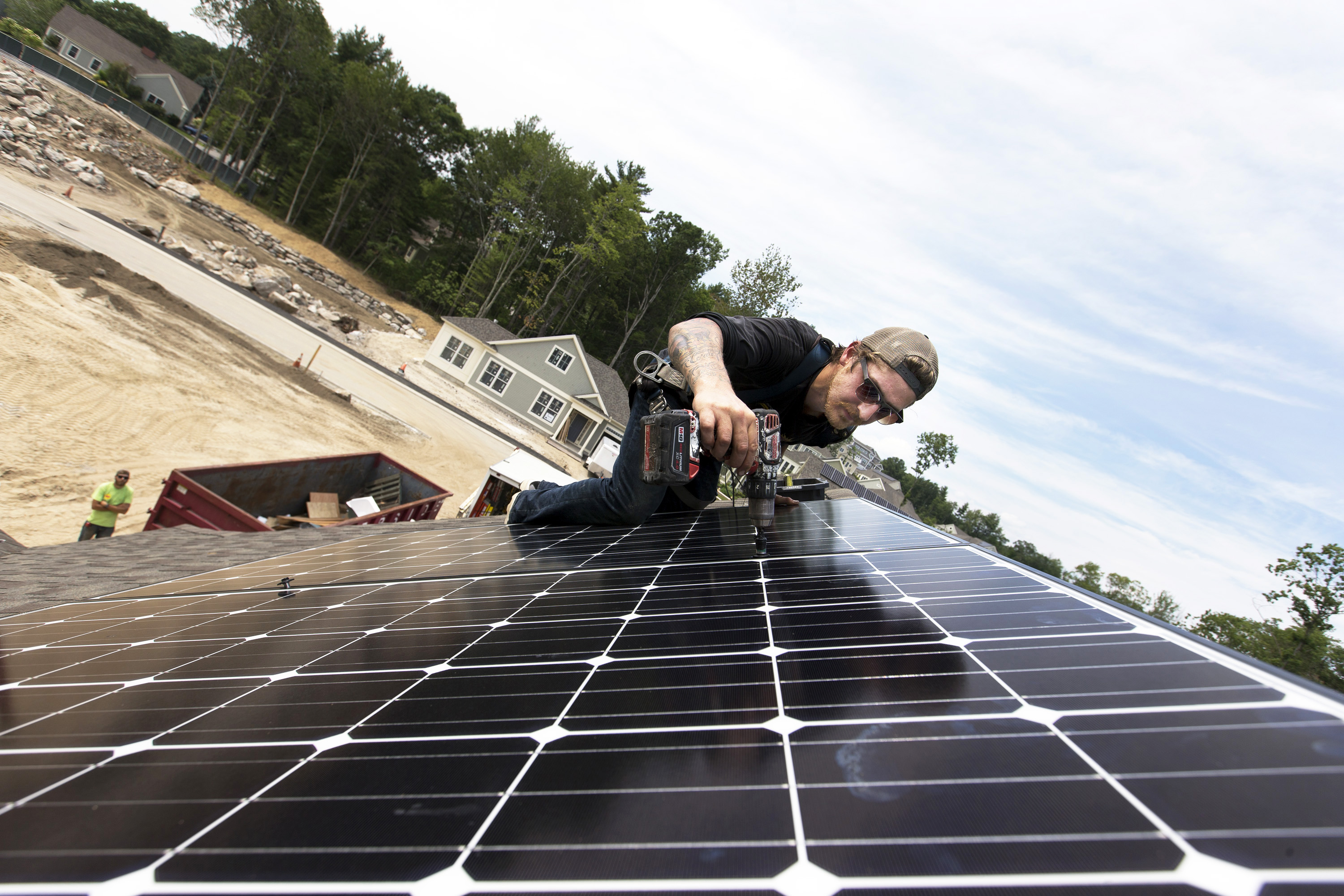 Solar installation at OceanView
