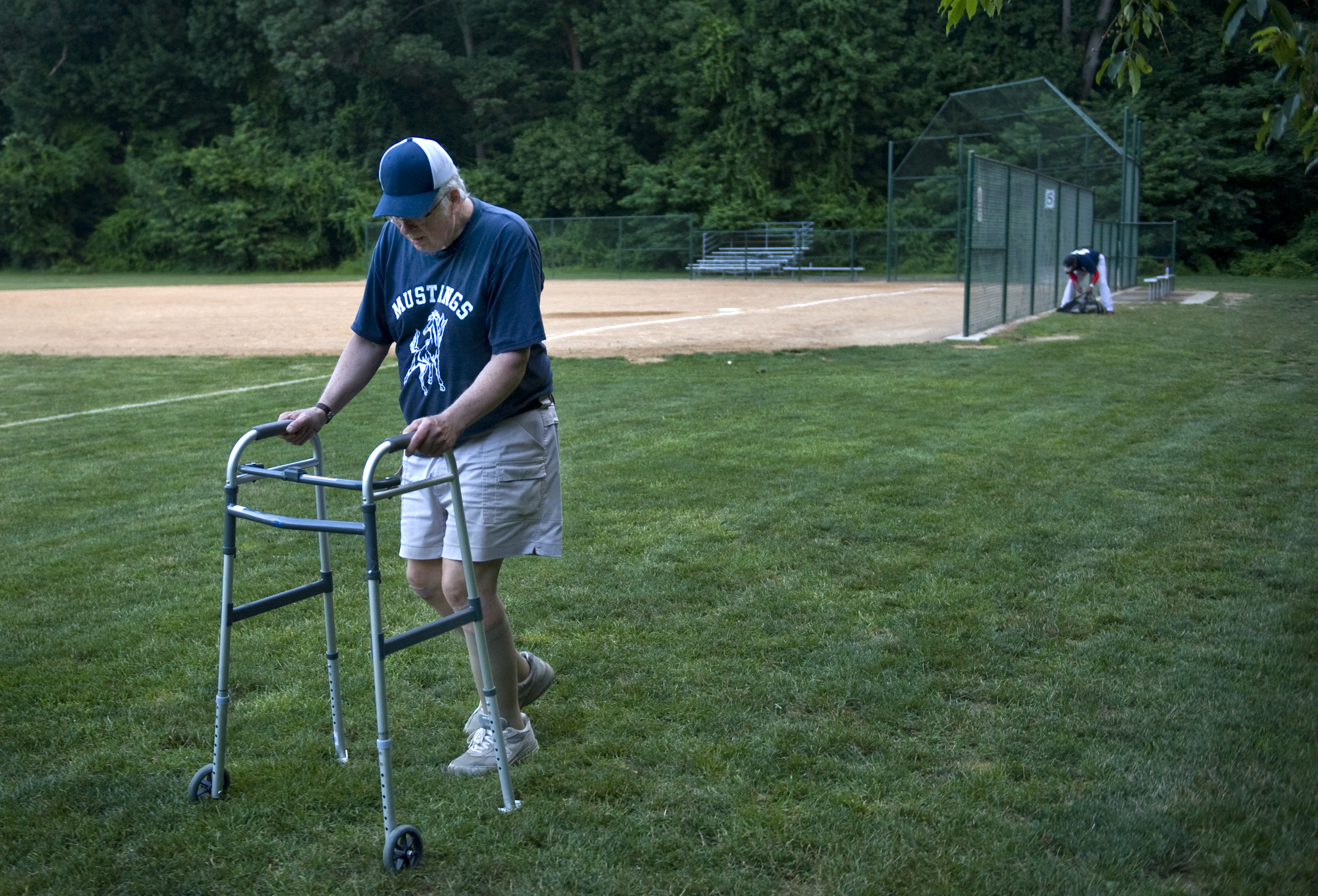Bob Soulen has parkinsons disease but he still plays in a competitive over 60 softball league