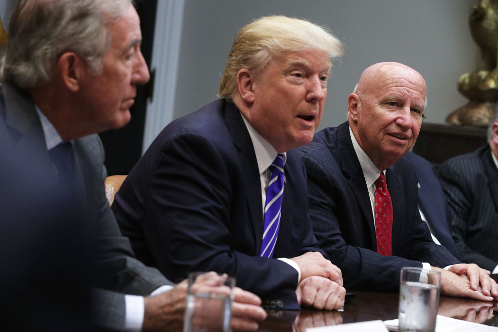 President Trump Meets With House Ways And Means Committee.