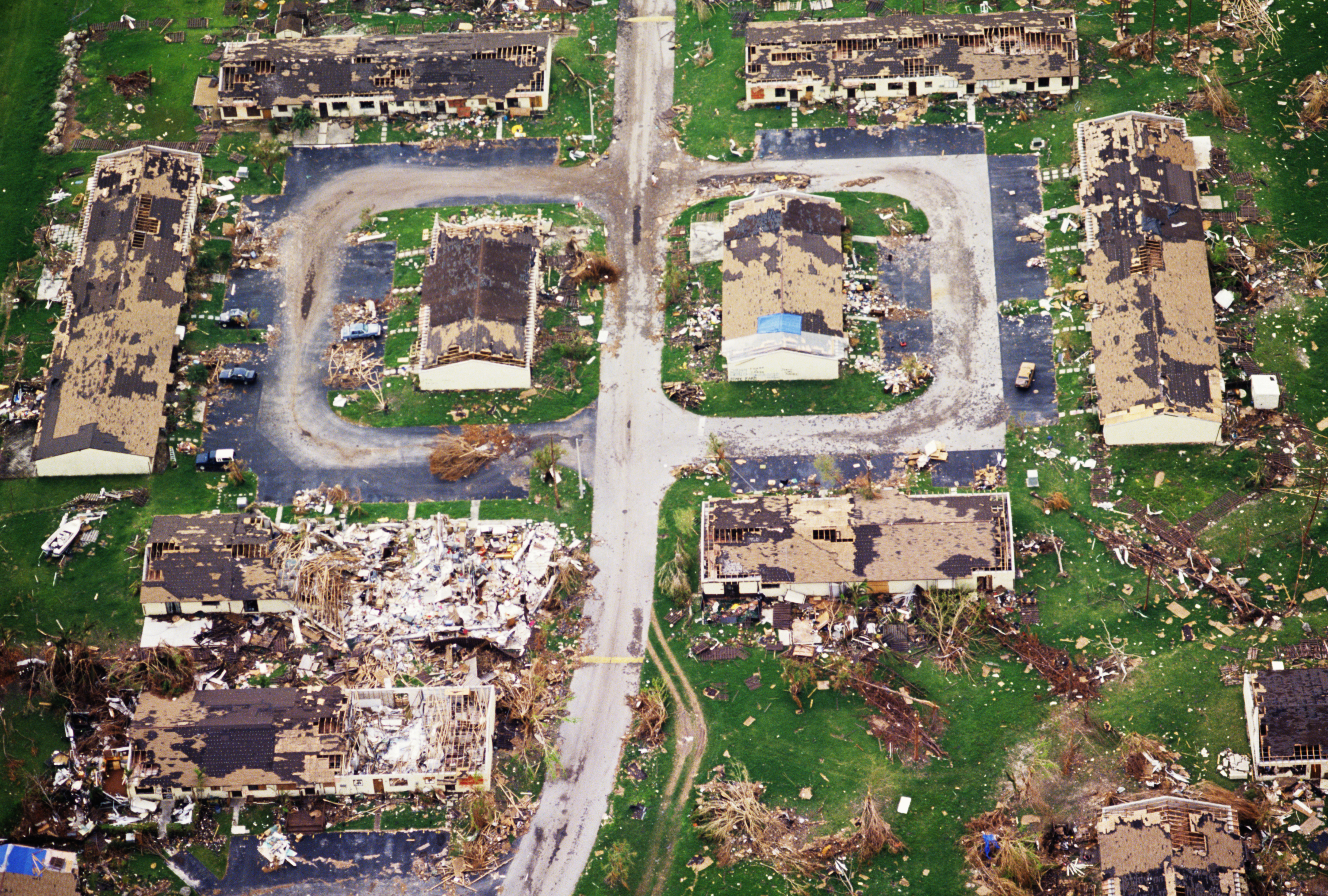 Devastation Following Hurricane Andrew