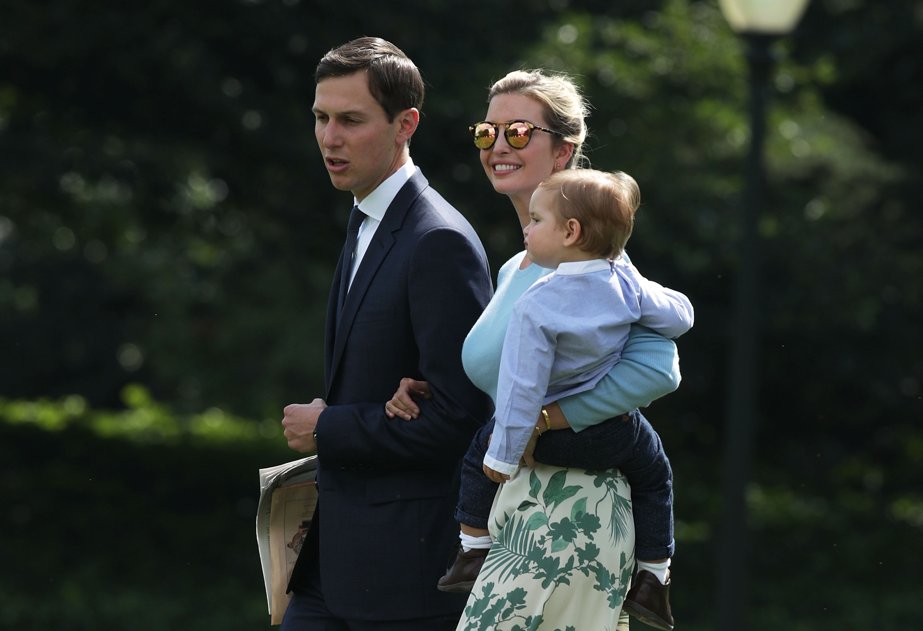 President Trump Departs White House For Camp David