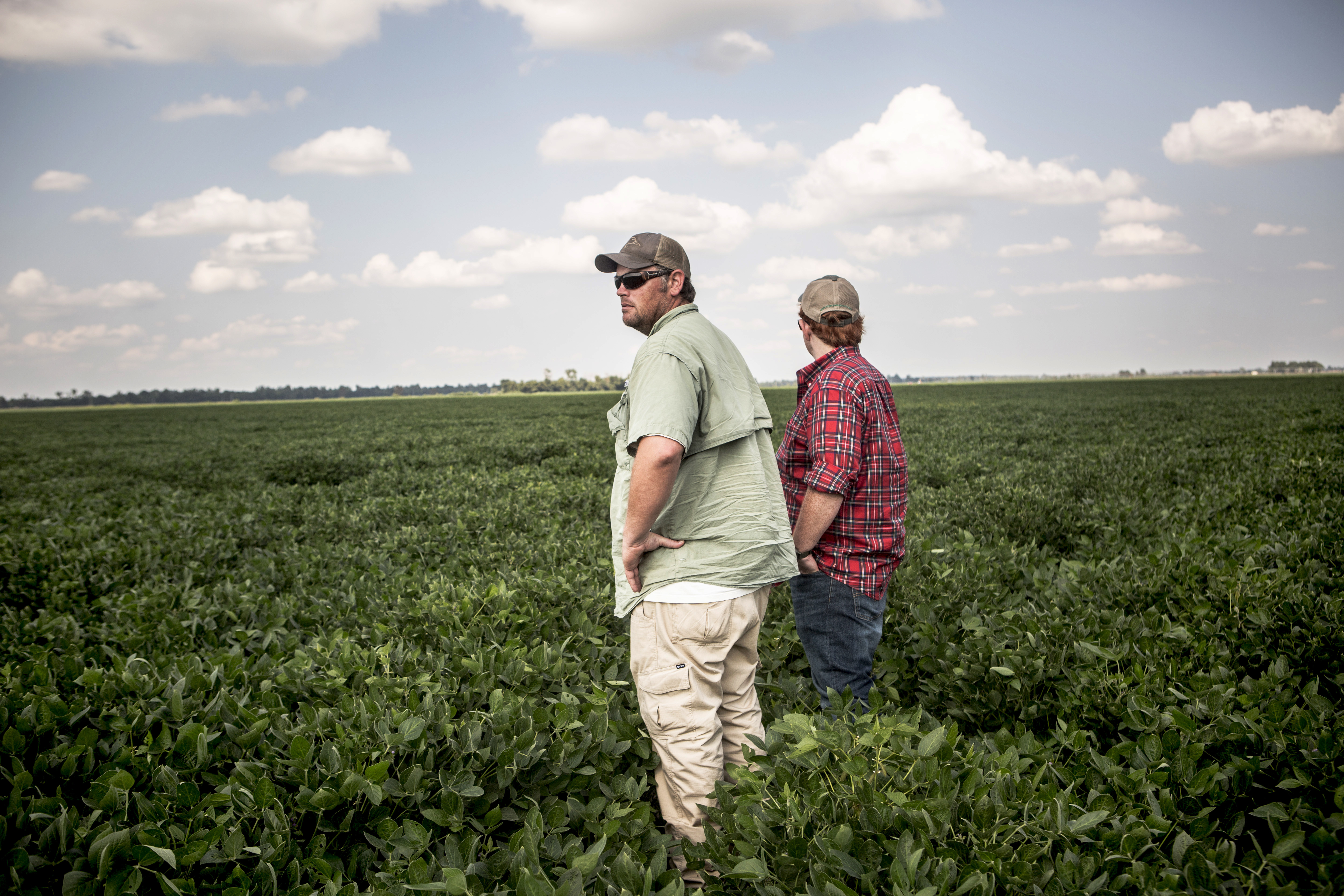 MISSISSIPPI COUNTY, AR - August 9, 2017: Brian Smith and his co