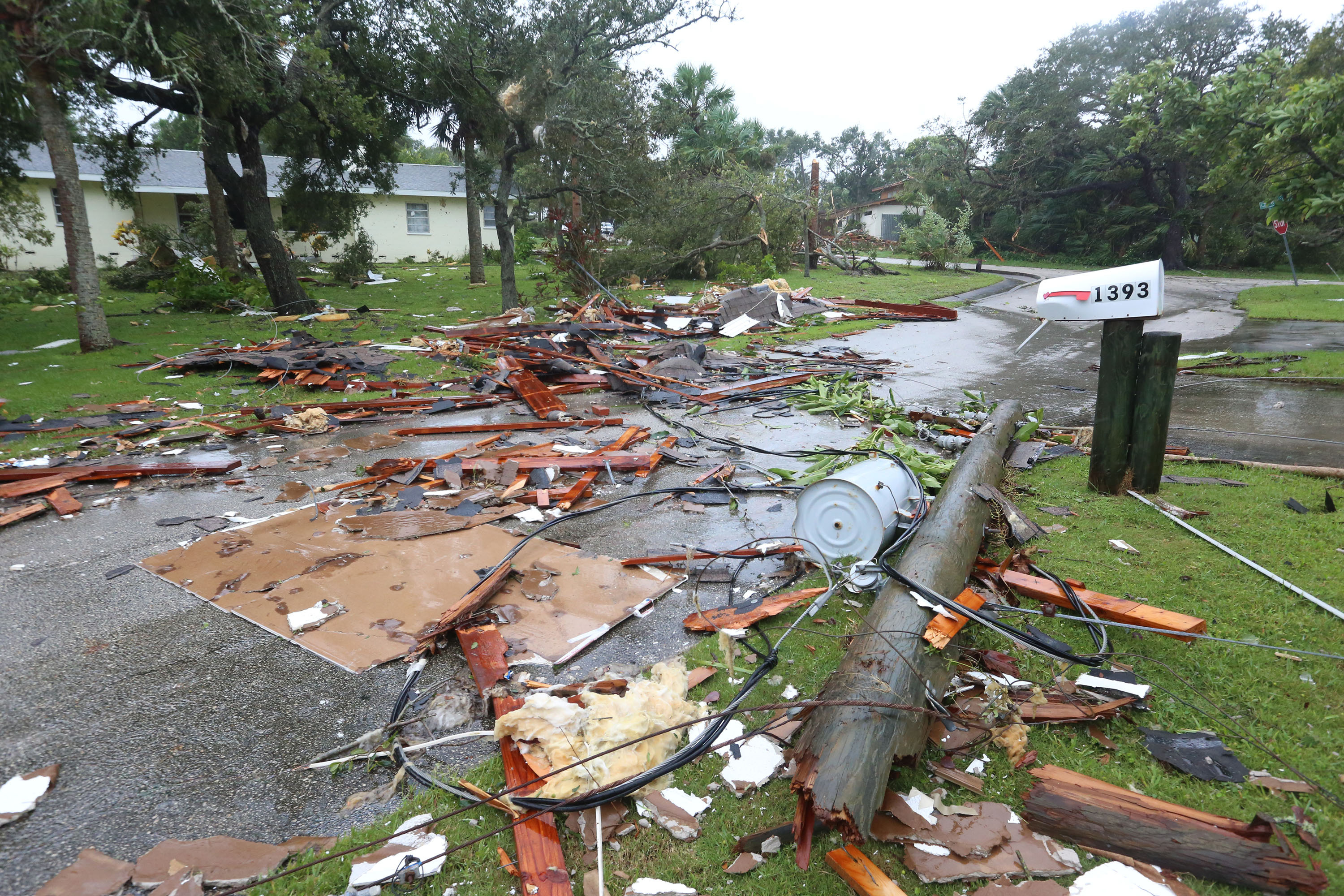 Hurricane Irma arrives in Florida