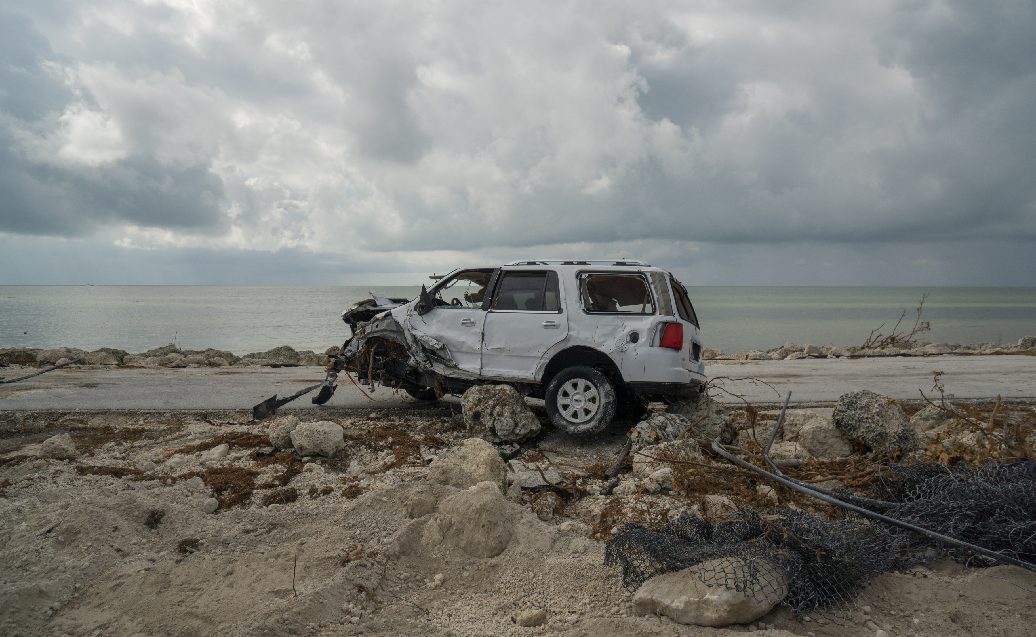 Florida Keys Remain Without Basic Utilities After Direct Hit From Hurricane Irma