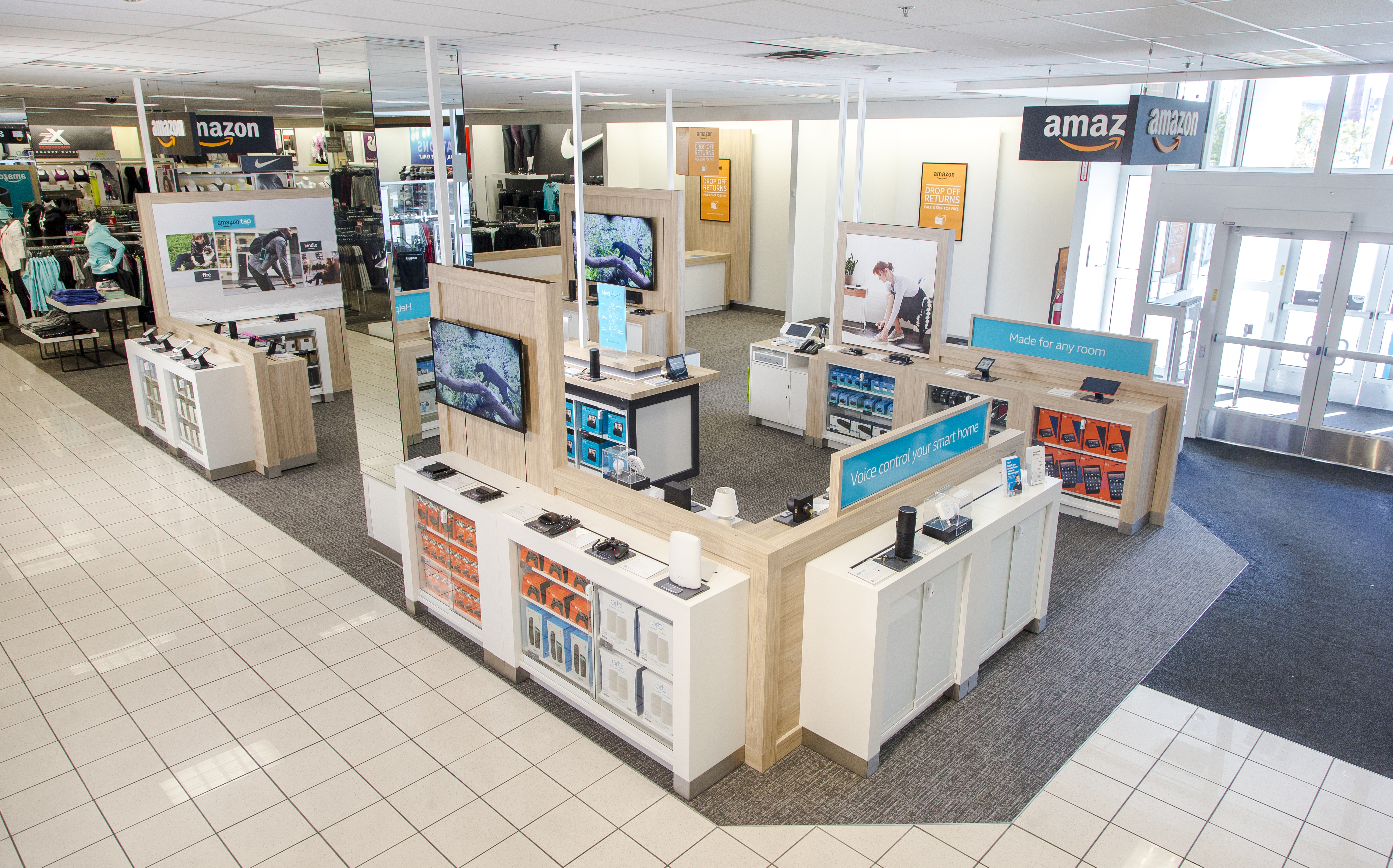 An Amazon shop-in-shop at a Kohl's store in the Chicago area.