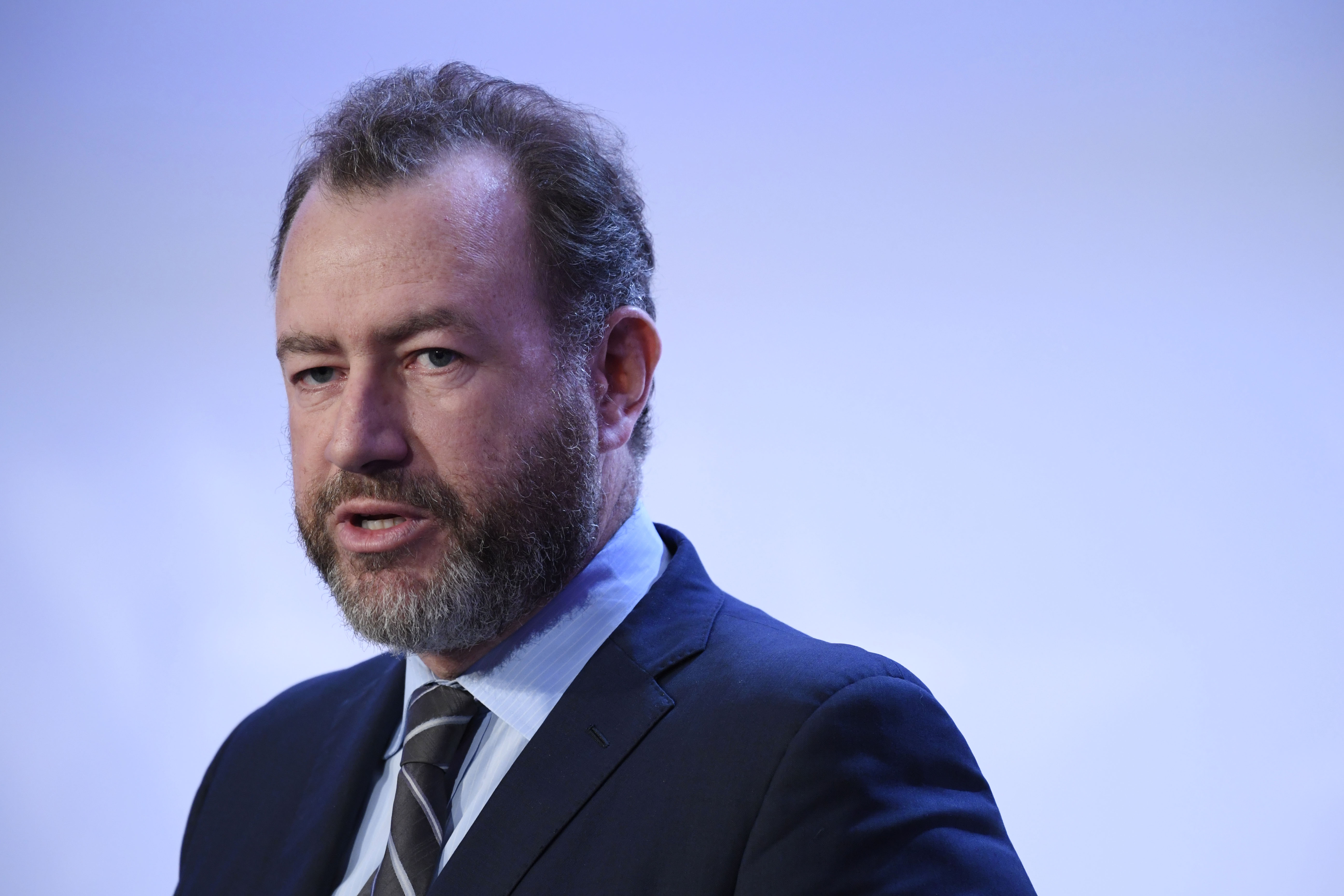 Julien de Rosa / IP3 . Dan Ammann General Motors' corporate officer speech during a press conference about the acquisition by PSA of General Motors' European subsidiary, which includes the Opel and Vauxhall brands, on March 6, 2017 in Paris. French carmaker PSA announced on March 6, 2017 the acquisition of General Motors' European subsidiary, which includes the Opel and Vauxhall brands, for 1.3 billion euros ($1.38 billion).