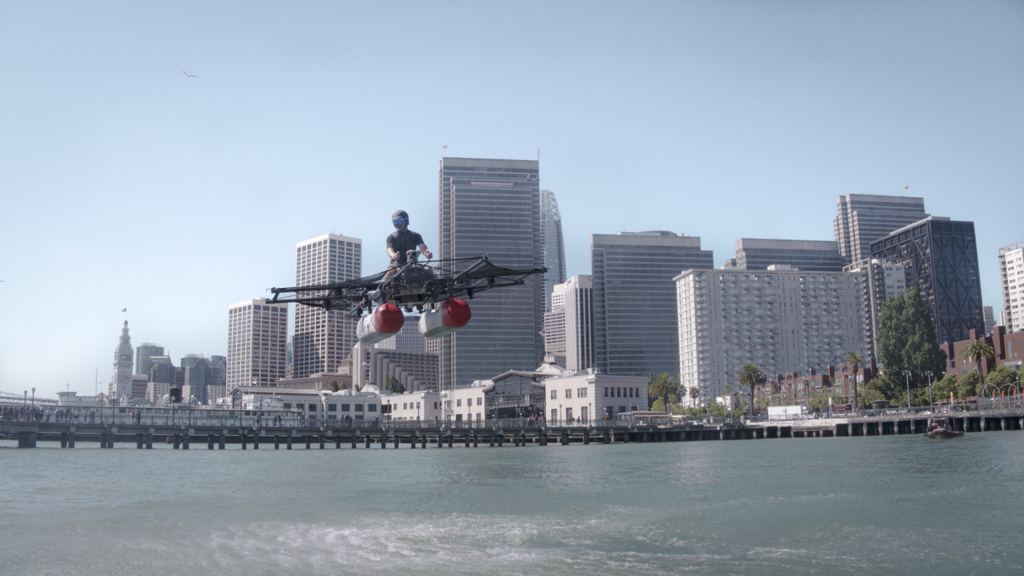 The Kitty Hawk Flyer, a personal aircraft in development by the Mountain View, Calif. based startup.