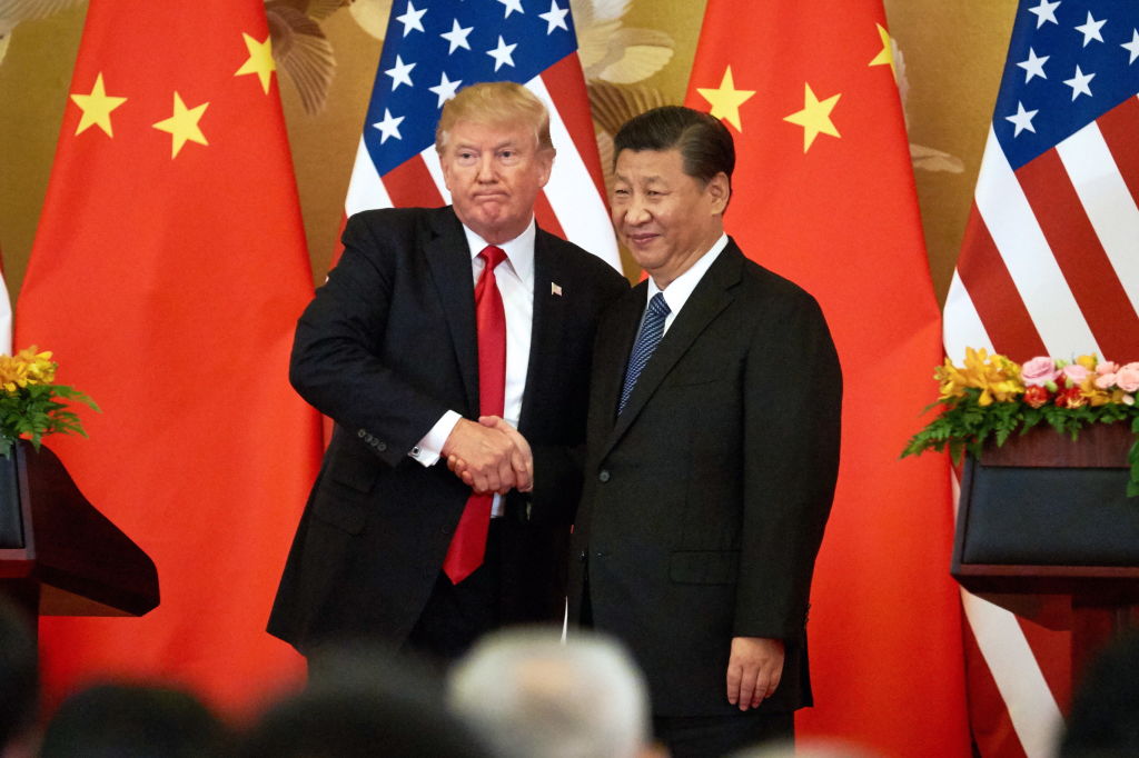 US President Donald Trump in China