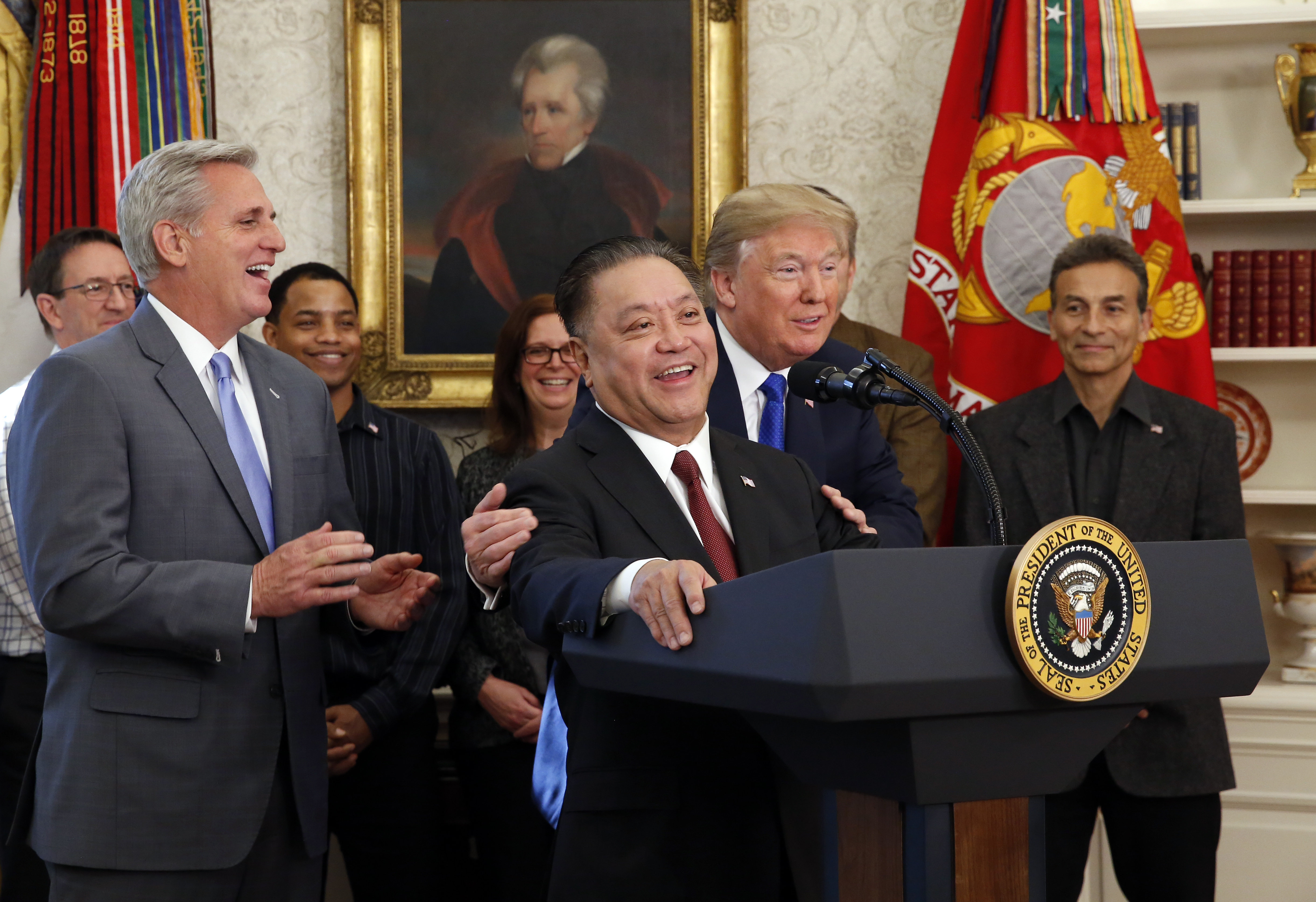 President Trump Makes Jobs Announcement at the White House