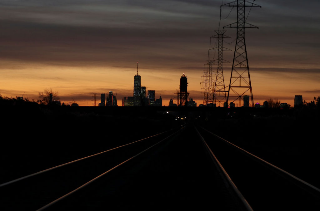 Sunrise in New York City