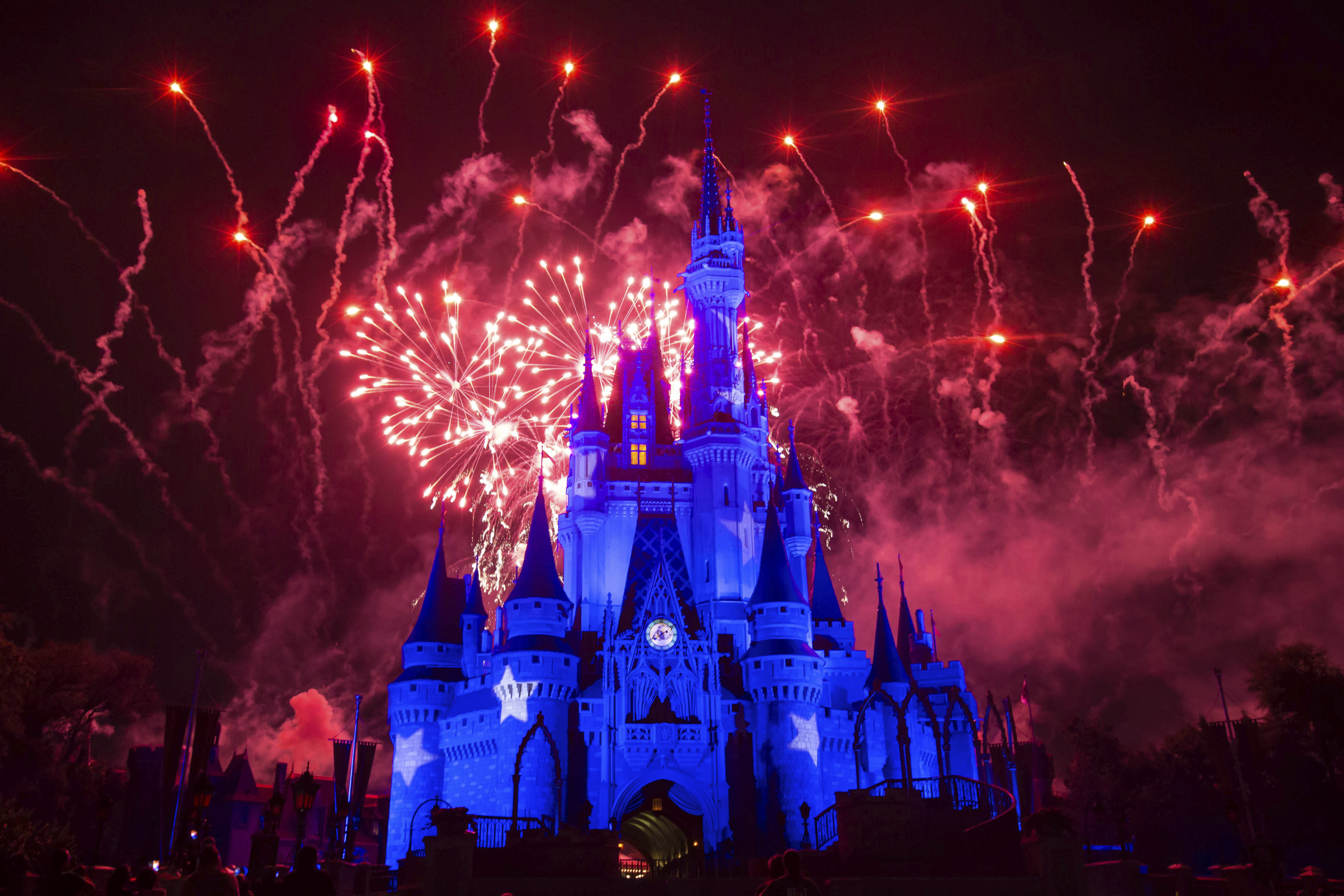 Fireworks Over Cinderella's Castle at Disney's Magic Kingdom