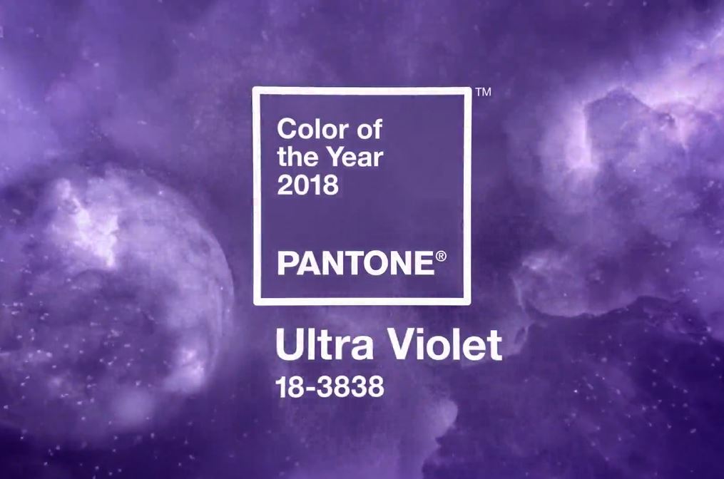Pantone's 2018 Color of the Year is Ultra Violet.
