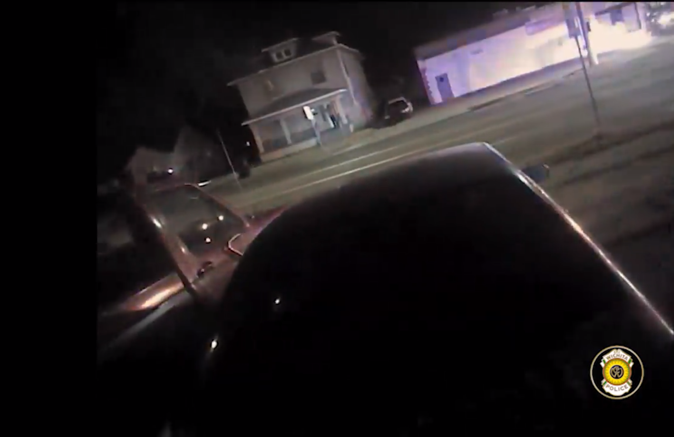 Body camera footage of a police shooting released by the Wichita, Kansas police.