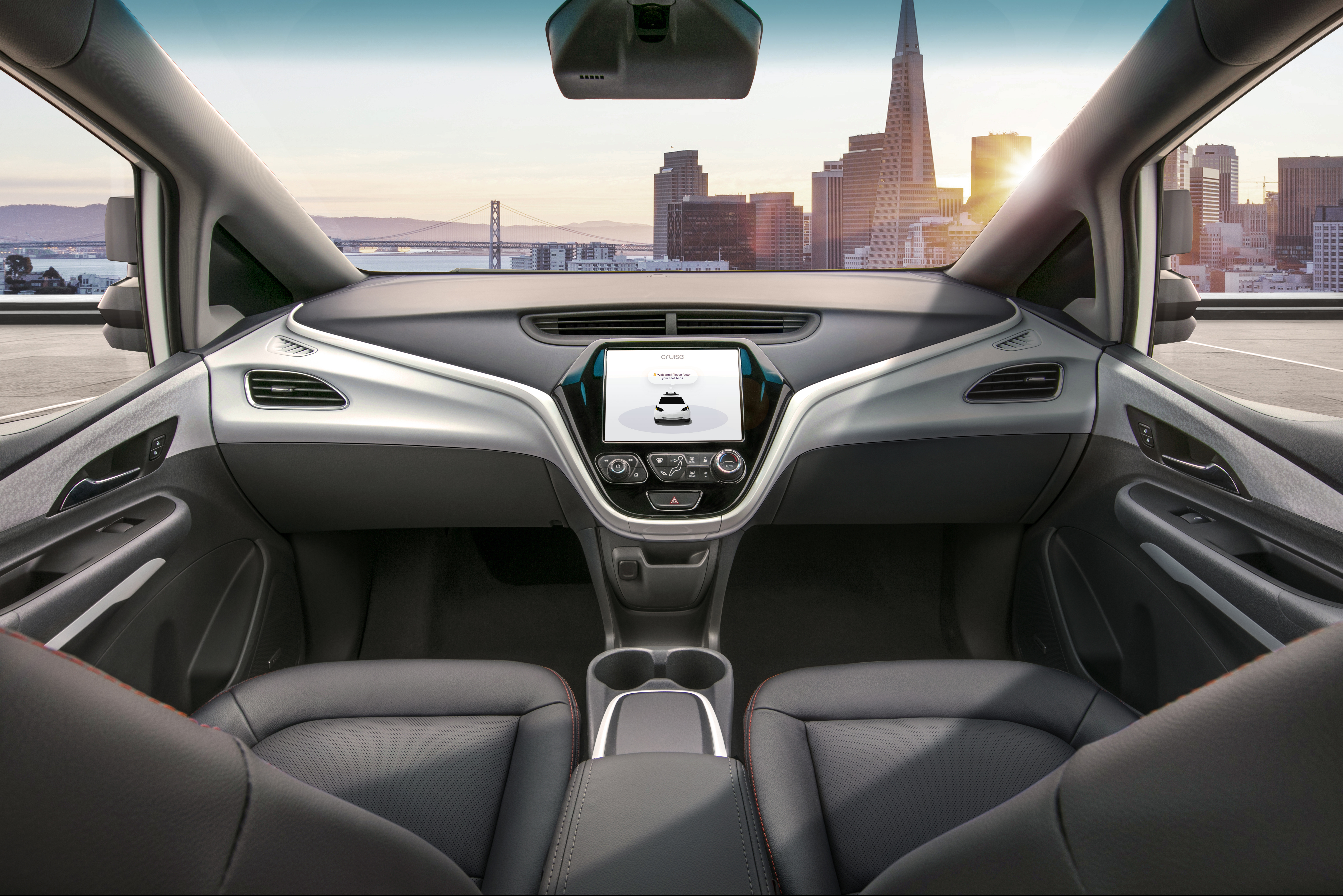 GM revealed the first image of its fourth generation autonomous vehicle called the Cruise AV.