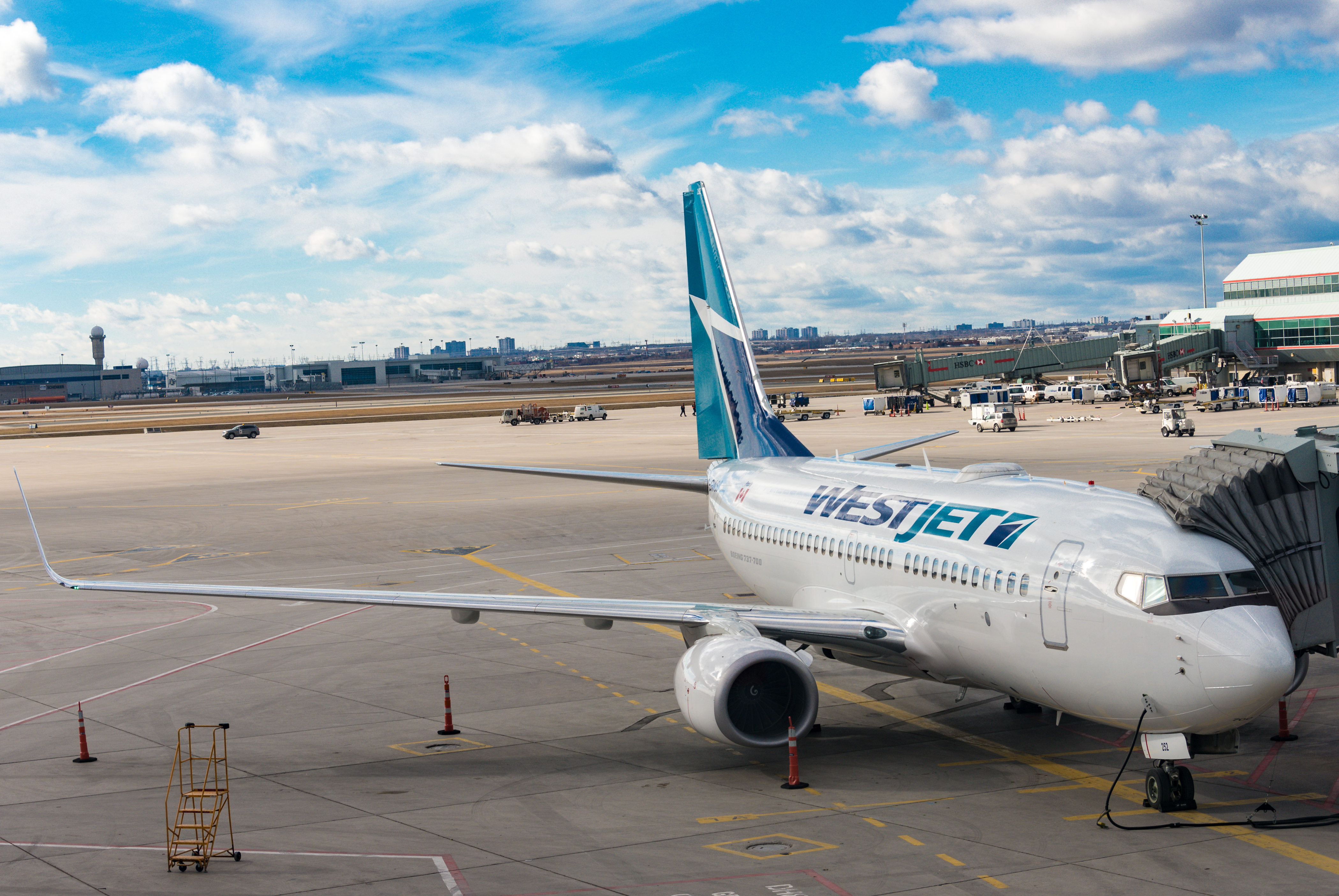 Westjet Boeing 737-800 at Pearson International Airport