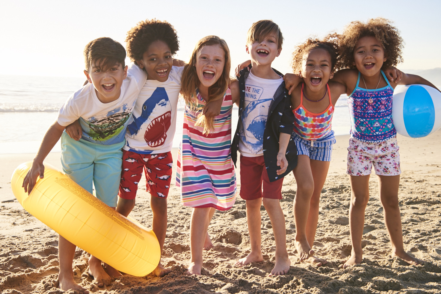 Items from Walmart's new Wonder Nation brand of kids clothing.