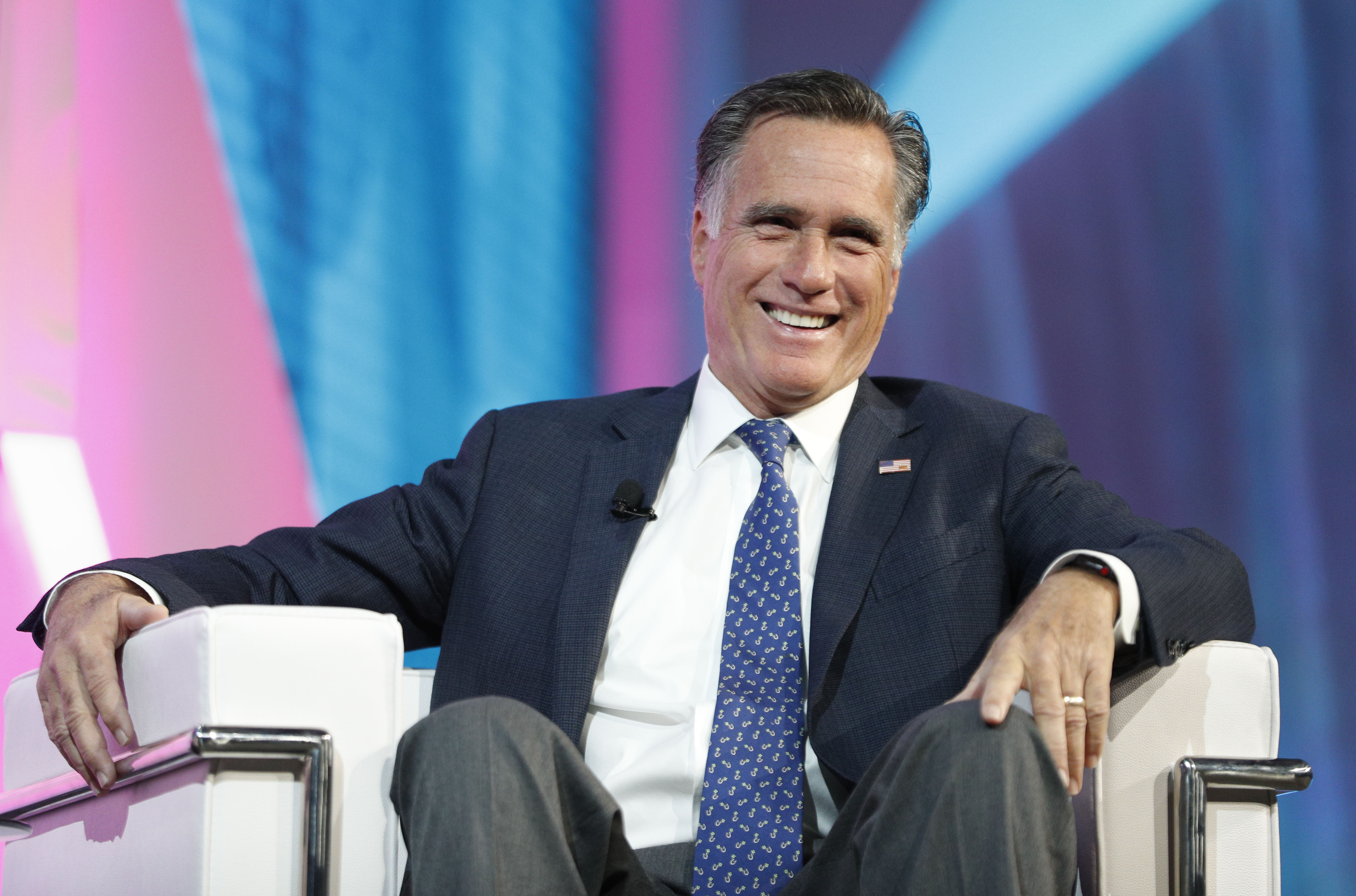 Mitt Romney Addresses Silicon Slopes Summit In Salt Lake City
