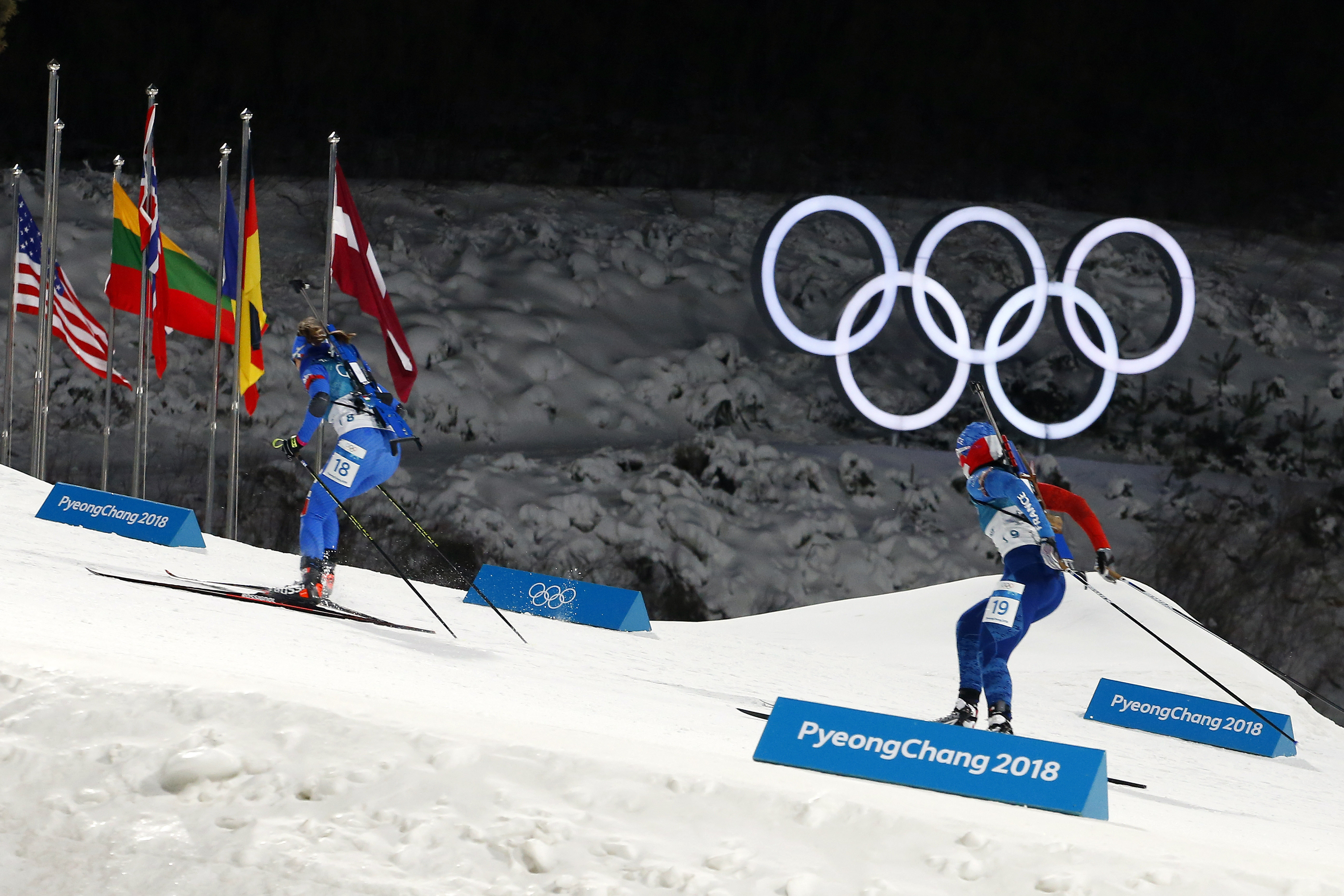 Biathlon - Winter Olympics Day 3