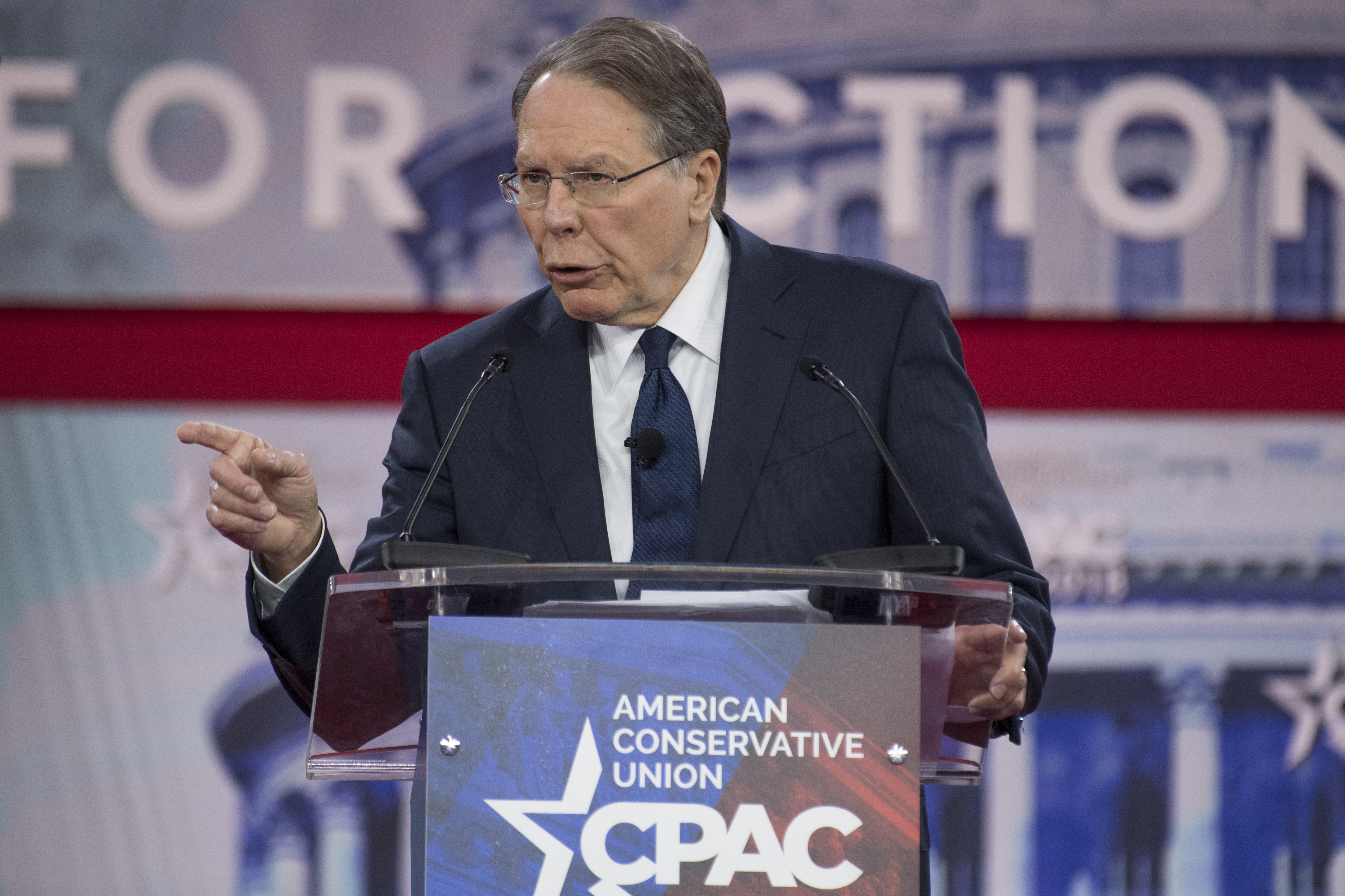 Wayne LaPierre, CEO of the National Rifle Association